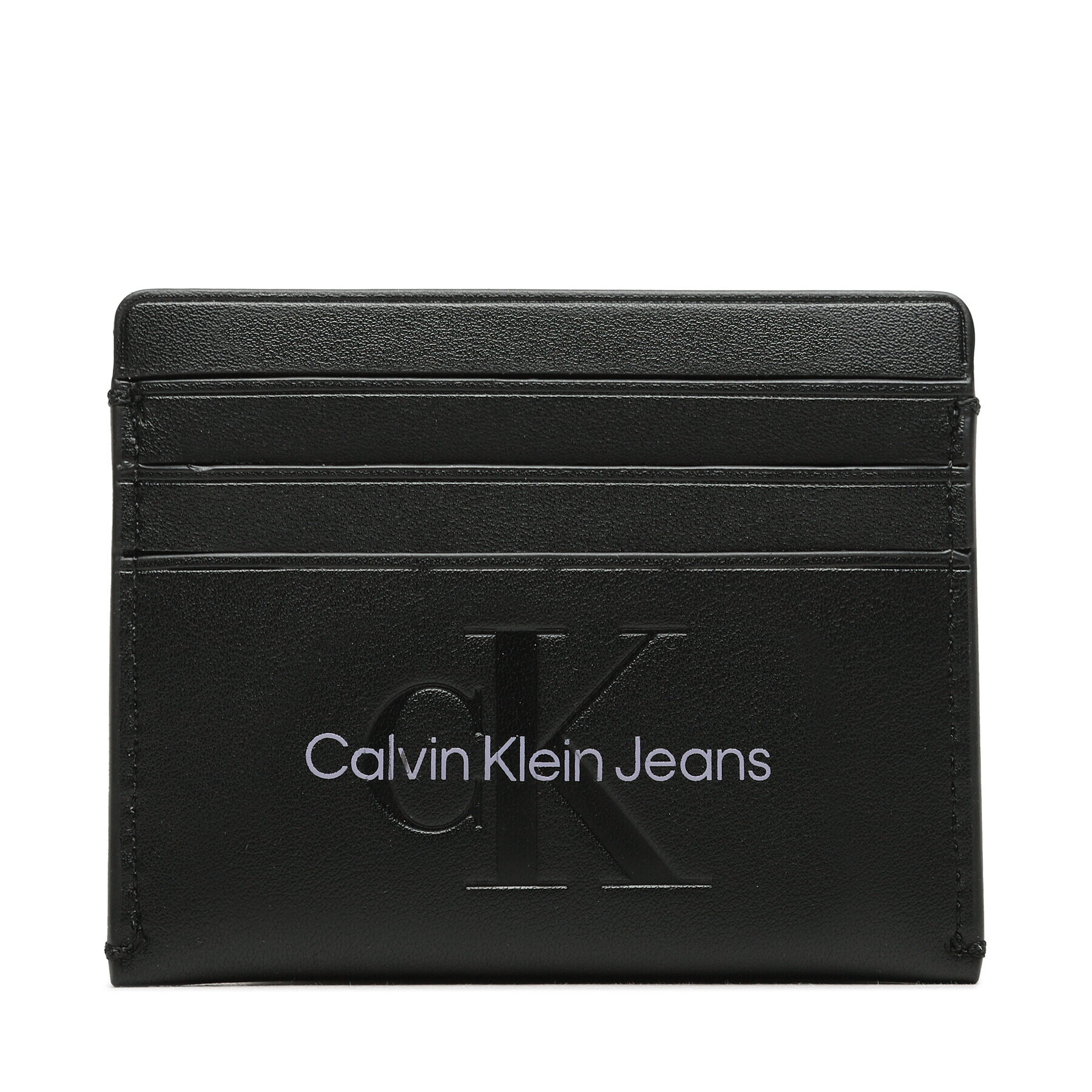 Calvin Klein Jeans Калъф за кредитни карти Sculpted Cardcase 6Cc Mono K60K610885 Черен - Pepit.bg