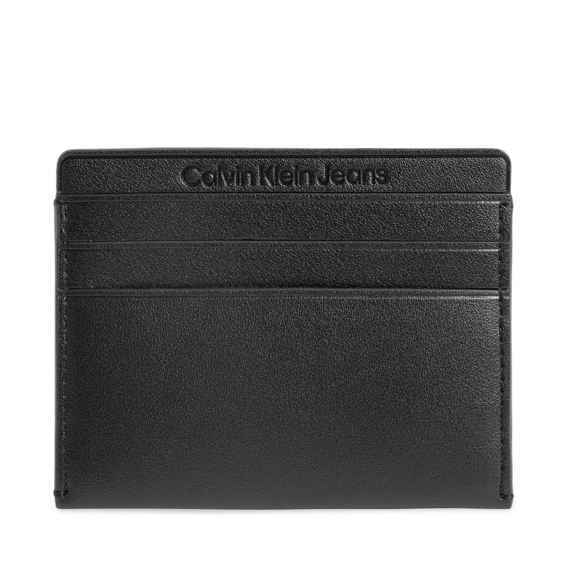 Calvin Klein Jeans Калъф за кредитни карти Sculpted Cardcase 6Cc Mono K60K610885 Черен - Pepit.bg