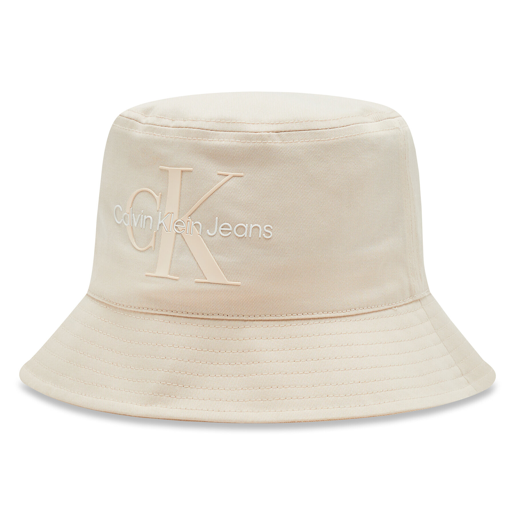 Calvin Klein Jeans Капела Bucket Monogram K60K610715 Бежов - Pepit.bg