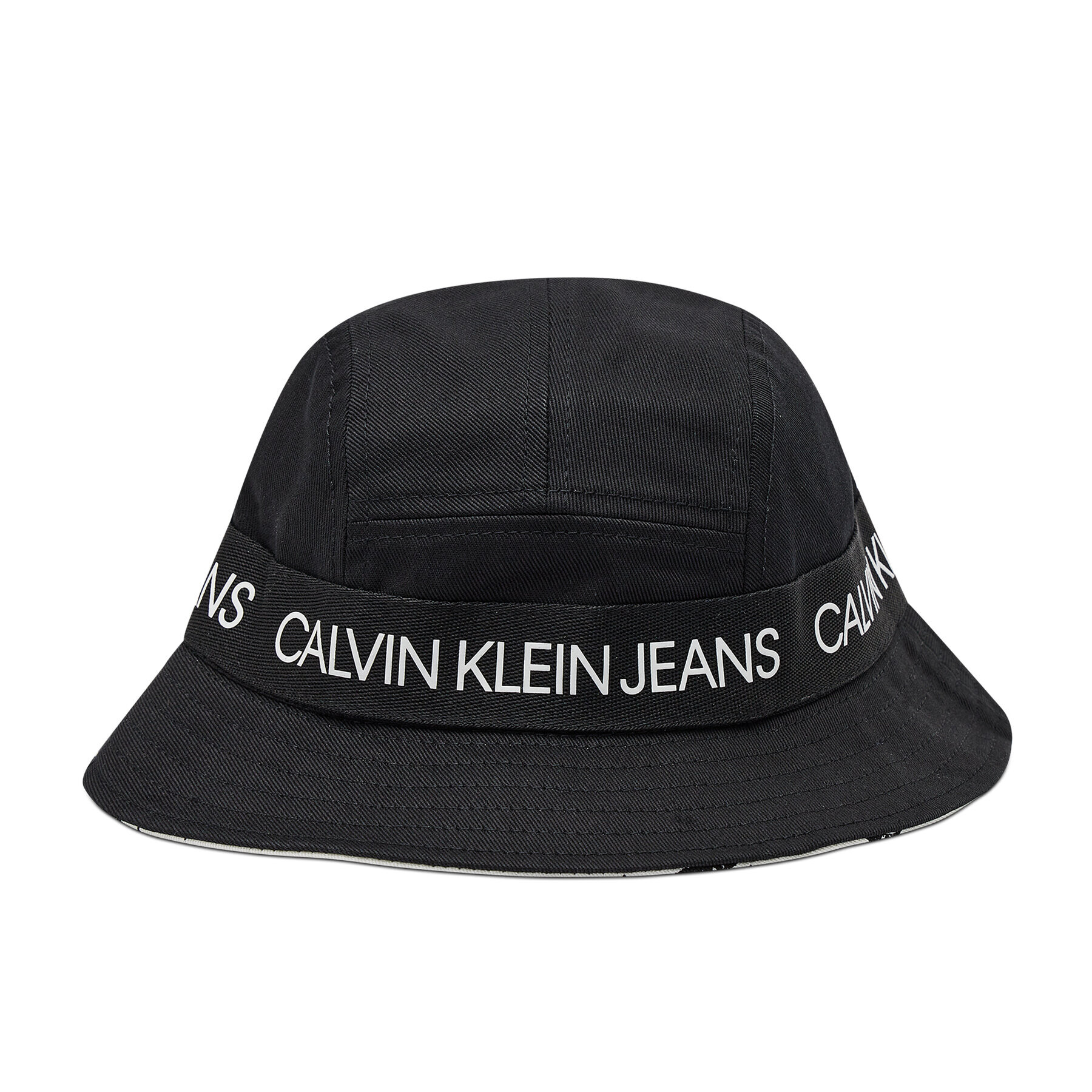 Calvin Klein Jeans Капела Bucket Reversible Logo IU0IU00188 Черен - Pepit.bg