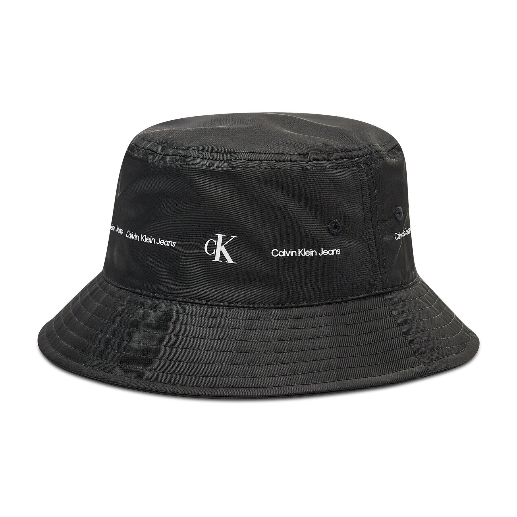 Calvin Klein Jeans Капела Stripe Logo Bucket K50K508972 Черен - Pepit.bg