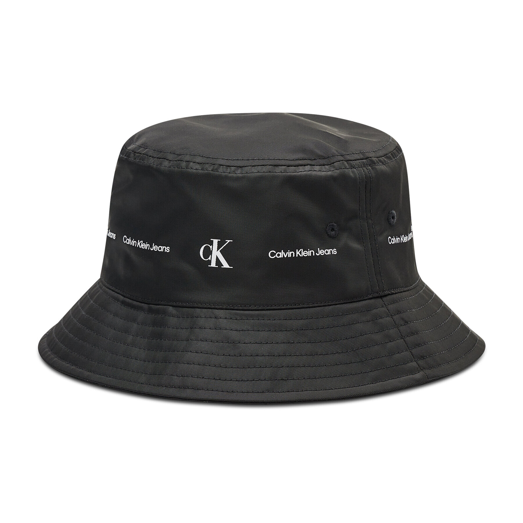 Calvin Klein Jeans Капела Stripe Logo Bucket K50K508972 Черен - Pepit.bg