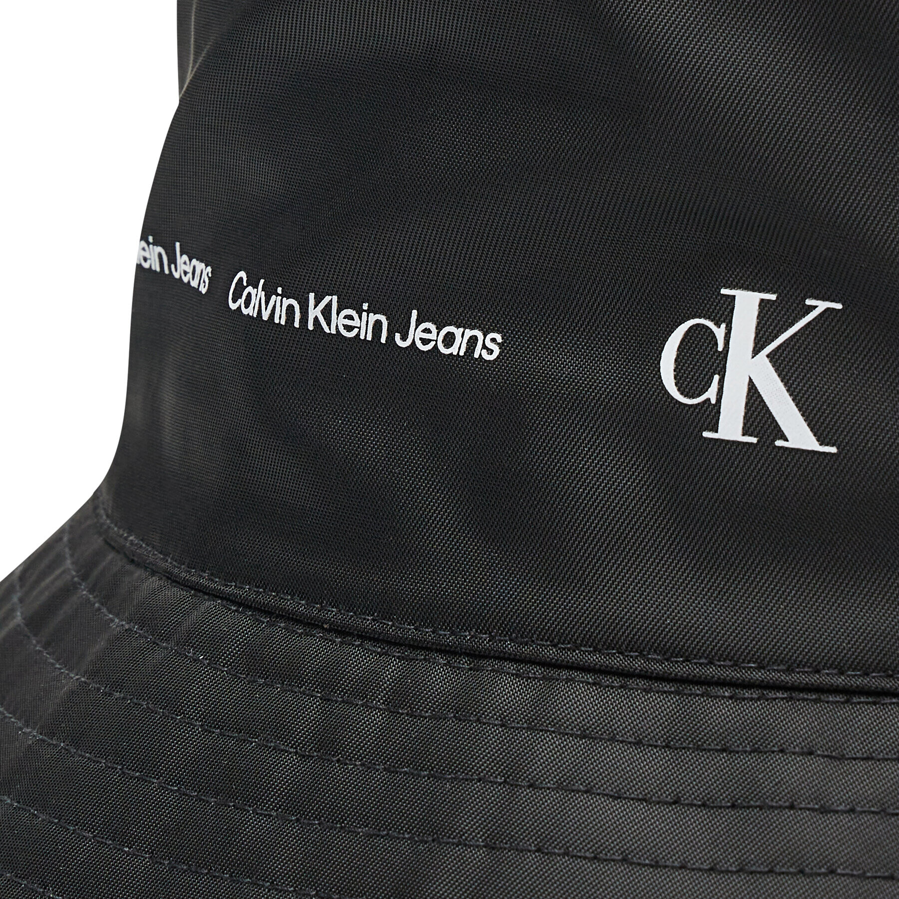 Calvin Klein Jeans Капела Stripe Logo Bucket K50K508972 Черен - Pepit.bg