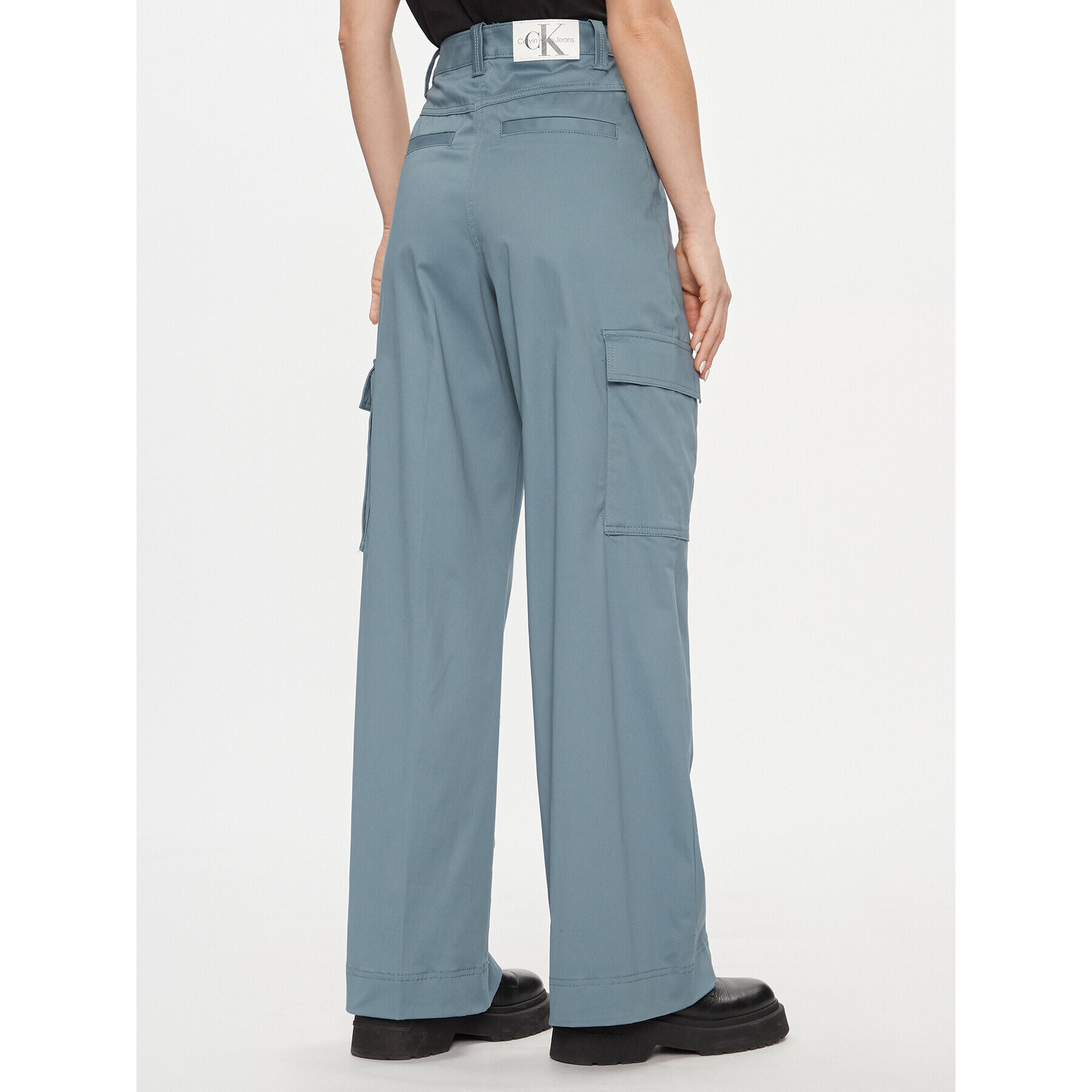 Calvin Klein Jeans Карго панталони Cargo Pant J20J222607 Син Regular Fit - Pepit.bg