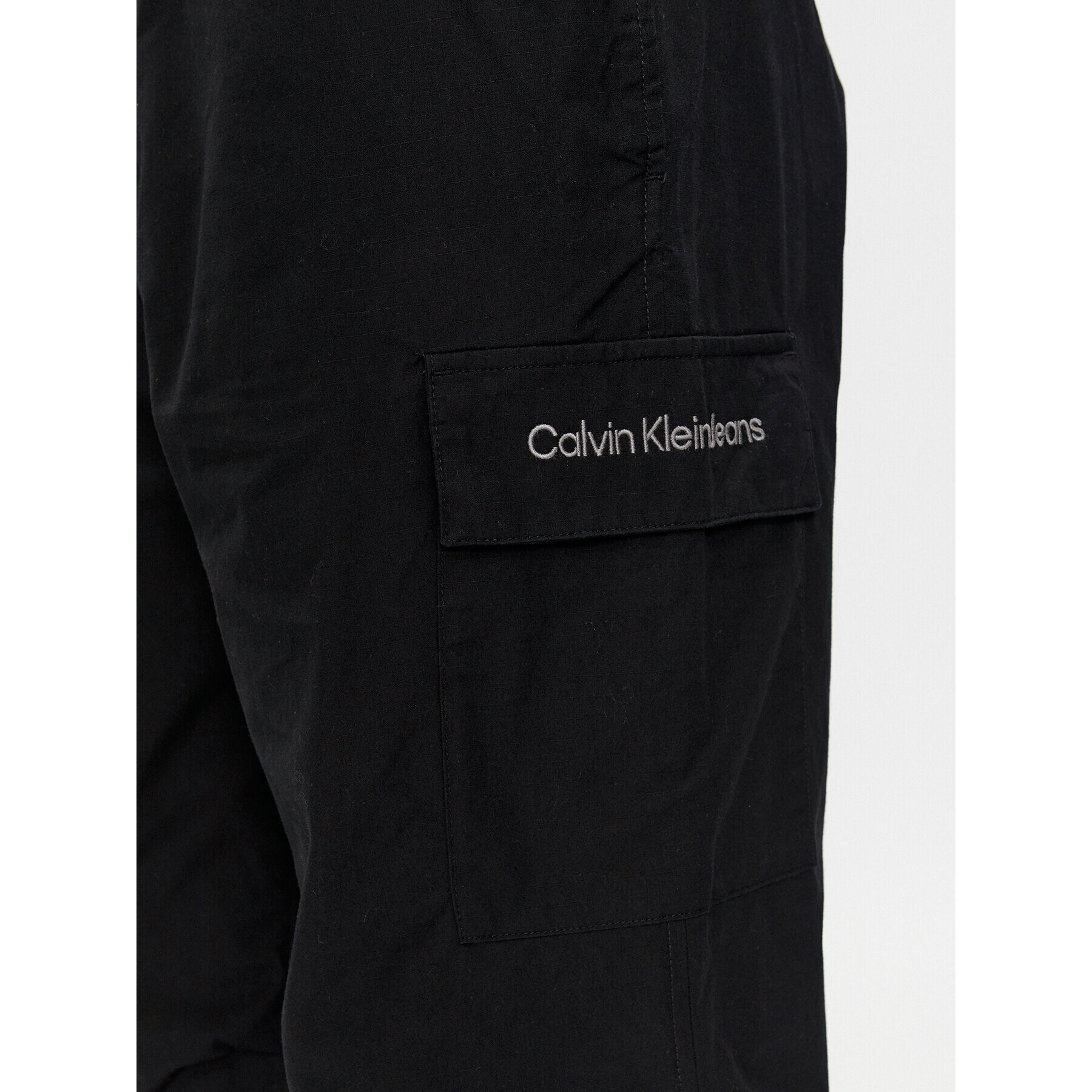 Calvin Klein Jeans Карго панталони Essential Regular Cargo Pant J30J324692 Черен Regular Fit - Pepit.bg