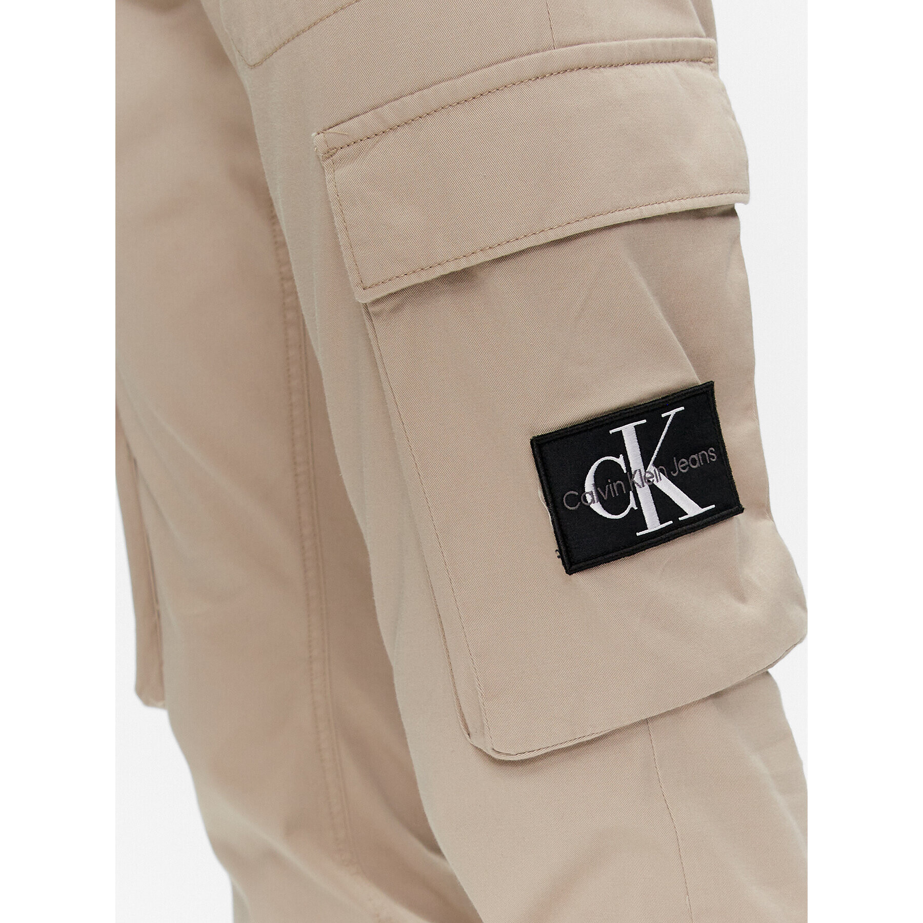 Calvin Klein Jeans Карго панталони Skinny Washed Cargo Pant J30J324696 Сив Skinny Fit - Pepit.bg