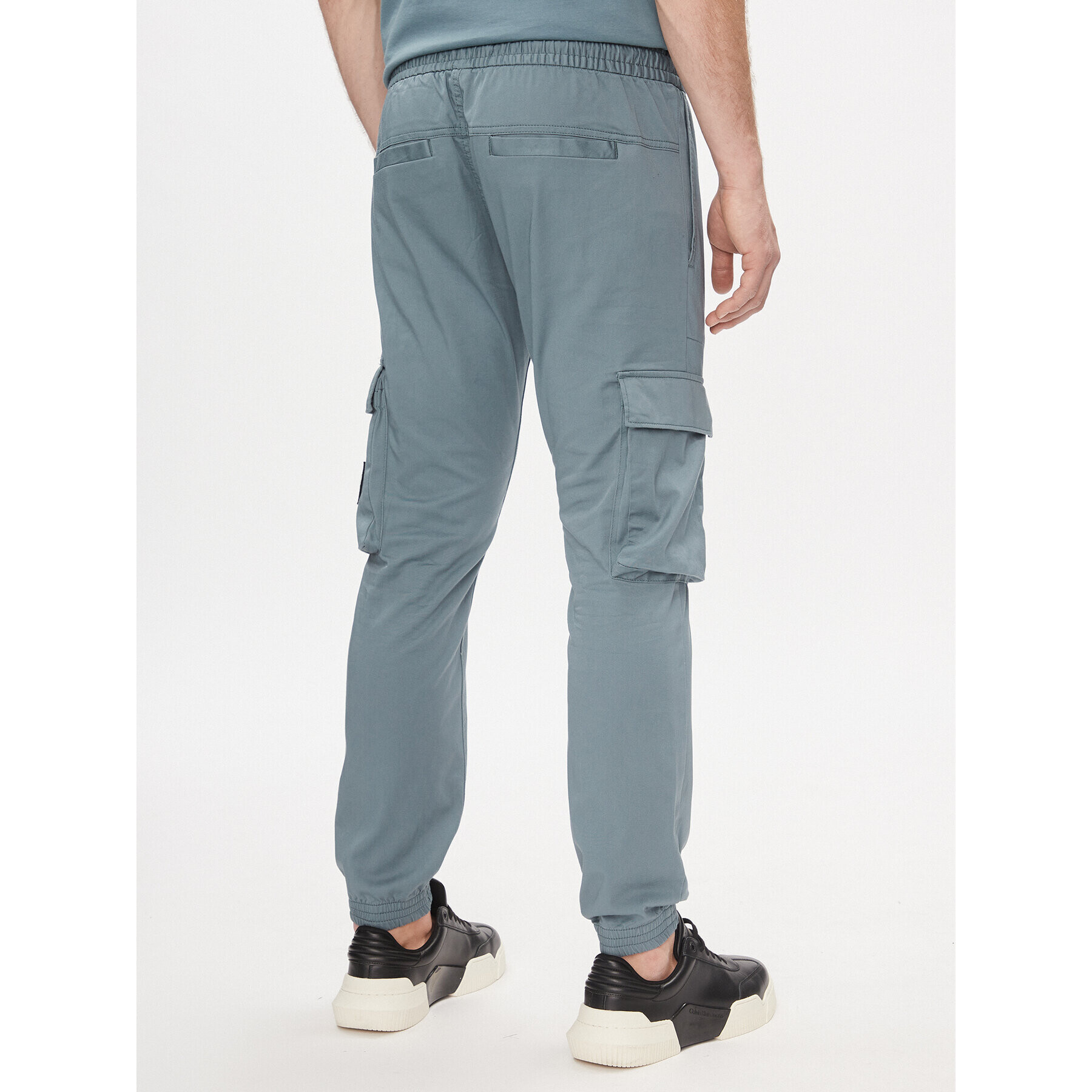 Calvin Klein Jeans Карго панталони Skinny Washed Cargo Pant J30J324696 Тъмносин Skinny Fit - Pepit.bg