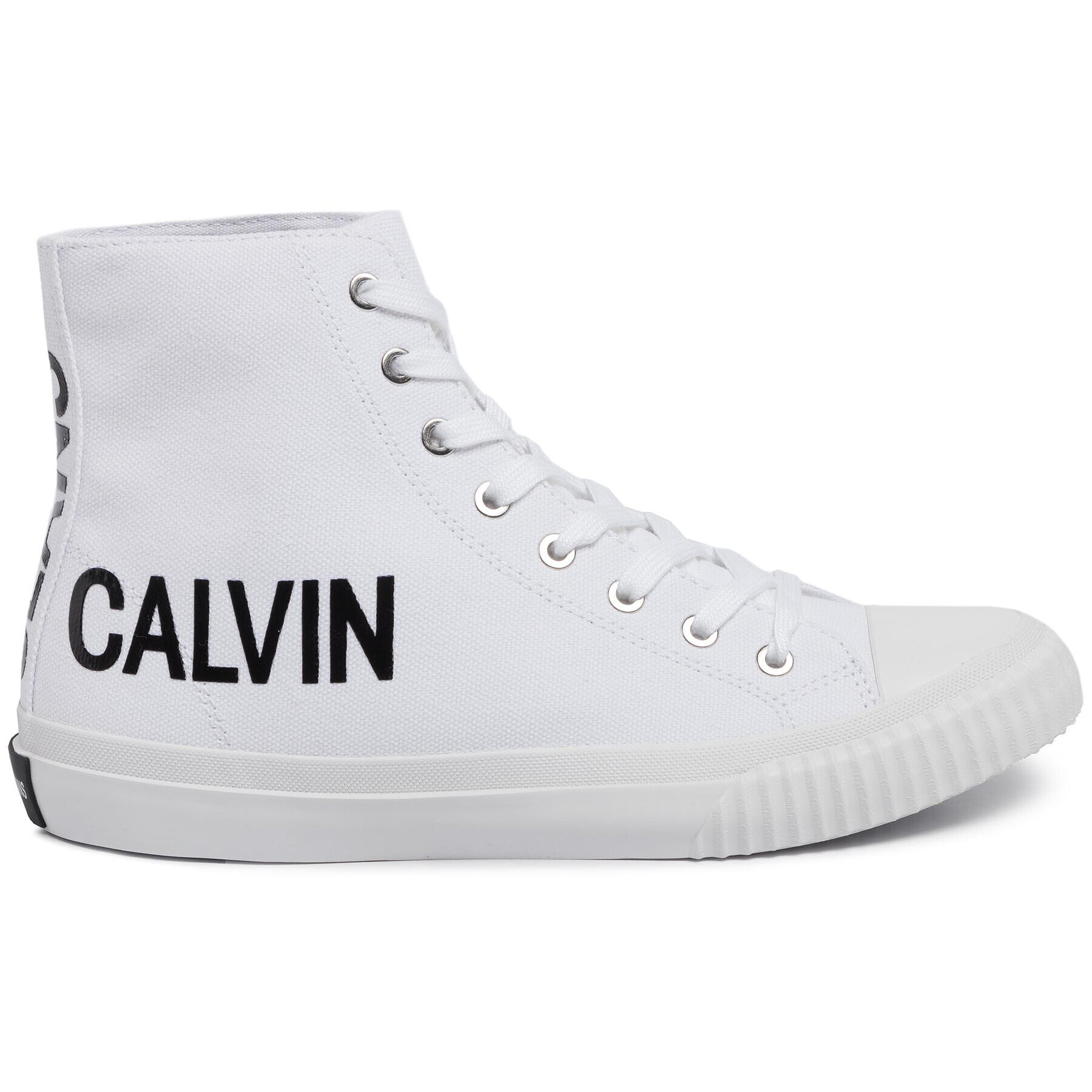 Calvin Klein Jeans Кецове Iacopo Canvas S0597 Бял - Pepit.bg