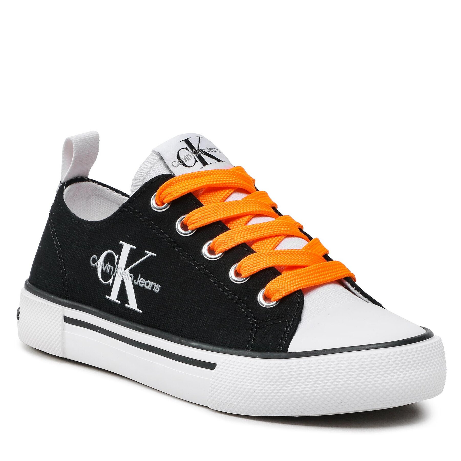 Calvin Klein Jeans Кецове Low Cut Lace-Up Sneaker V3X9-80567-0890 M Черен - Pepit.bg