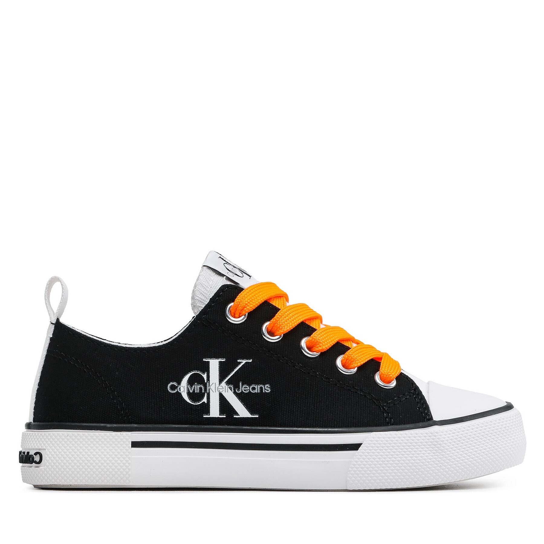 Calvin Klein Jeans Кецове Low Cut Lace-Up Sneaker V3X9-80567-0890 M Черен - Pepit.bg