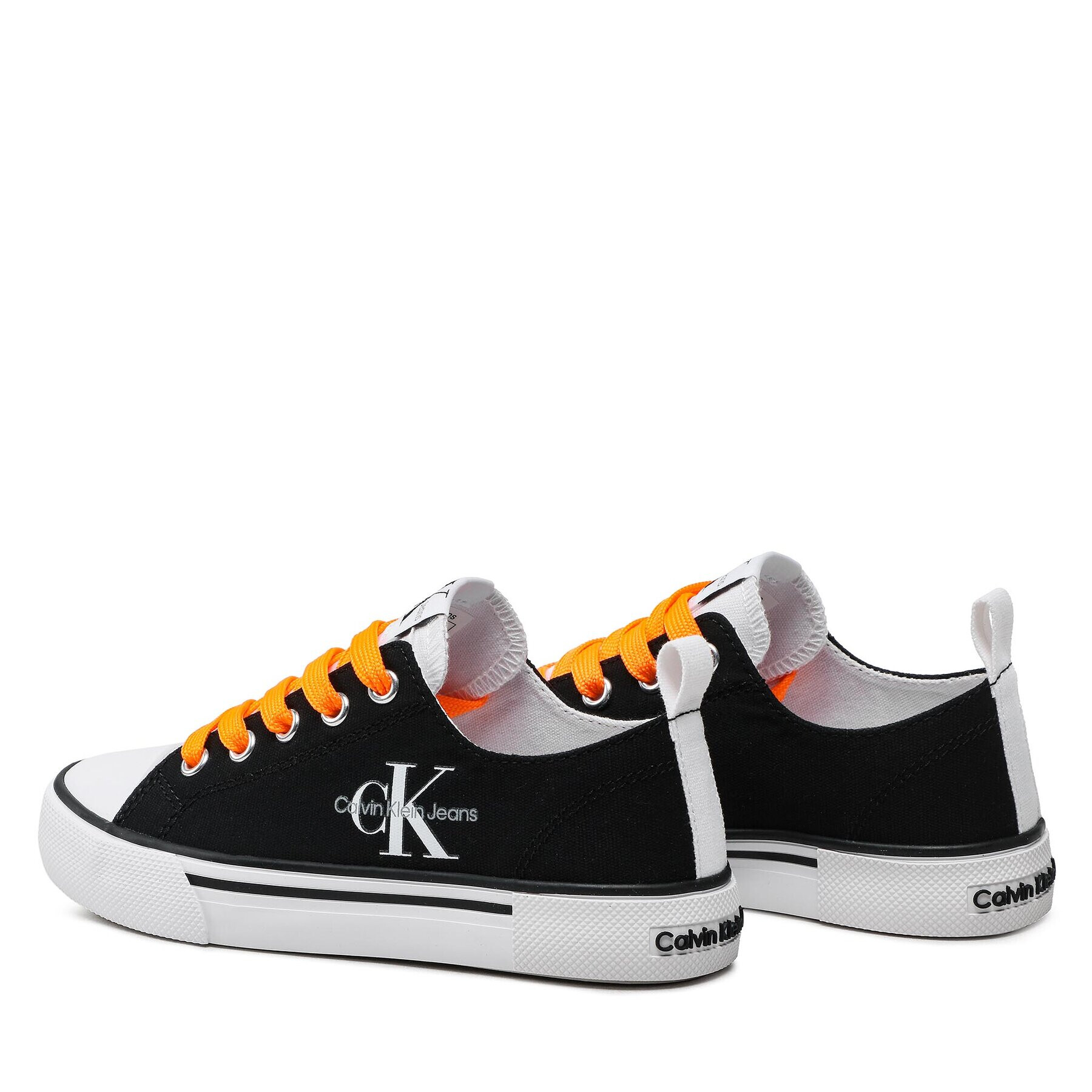 Calvin Klein Jeans Кецове Low Cut Lace-Up Sneaker V3X9-80567-0890 M Черен - Pepit.bg