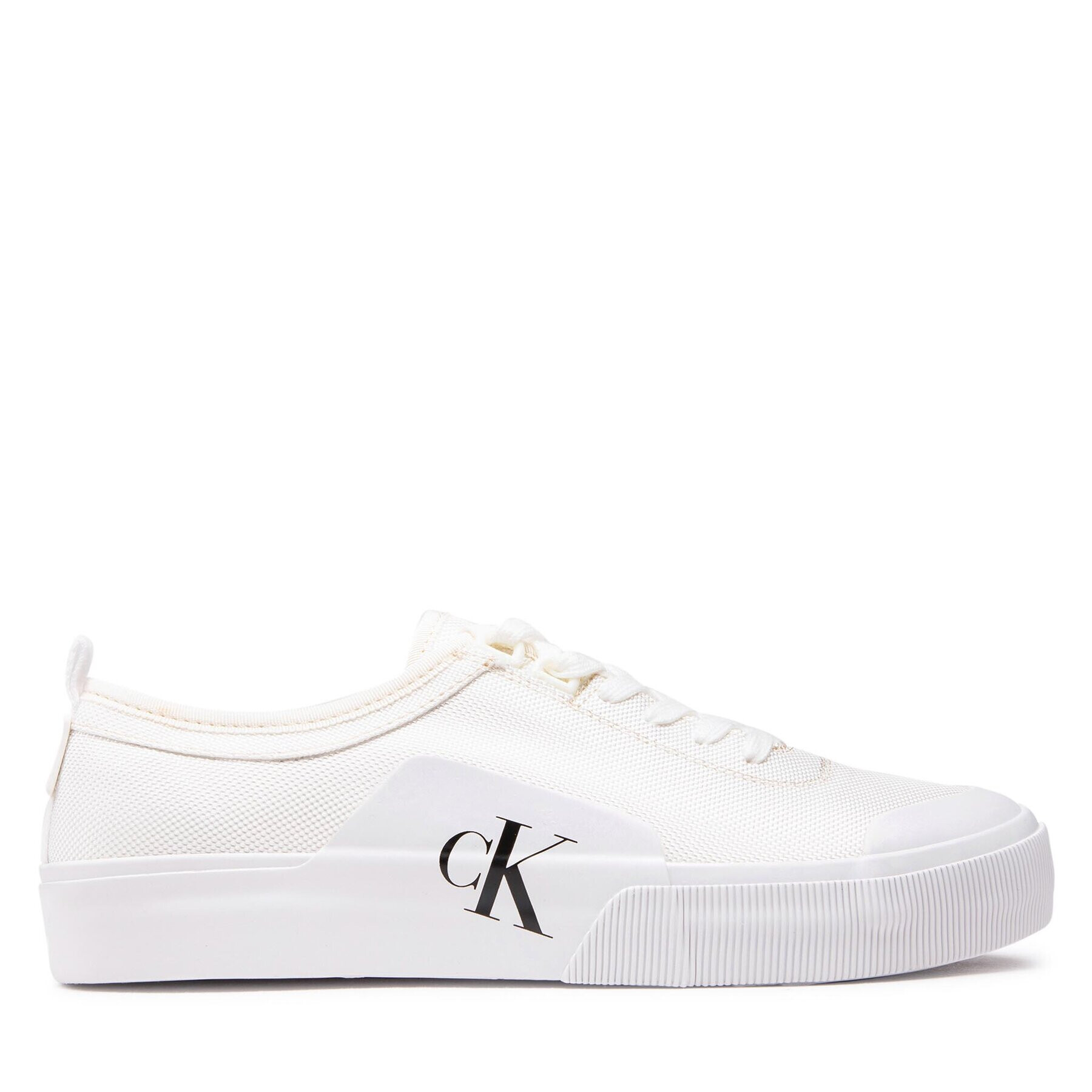 Calvin Klein Jeans Кецове Skater Vulc Laceup Low Ny YM0YM00459 Бял - Pepit.bg