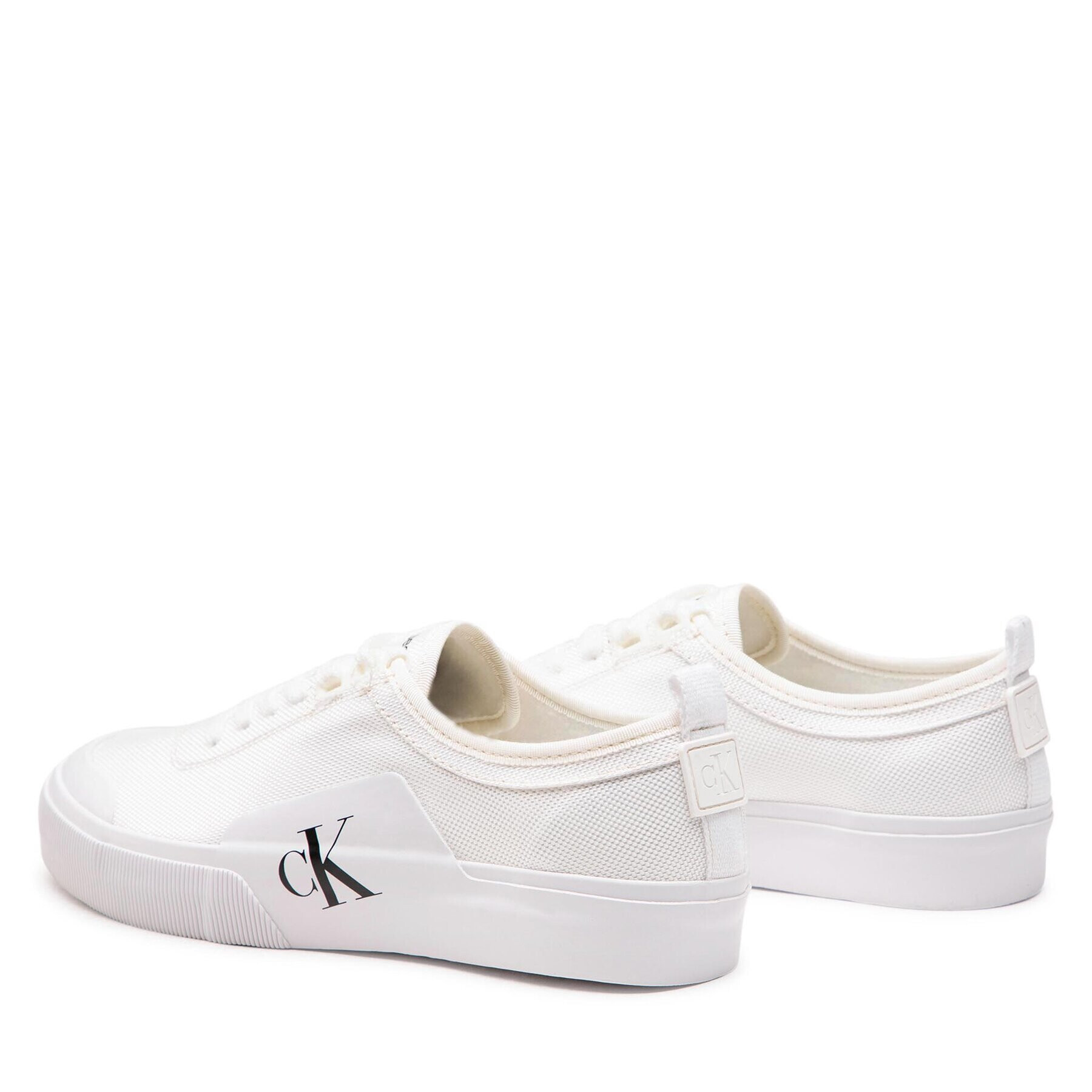 Calvin Klein Jeans Кецове Skater Vulc Laceup Low Ny YM0YM00459 Бял - Pepit.bg