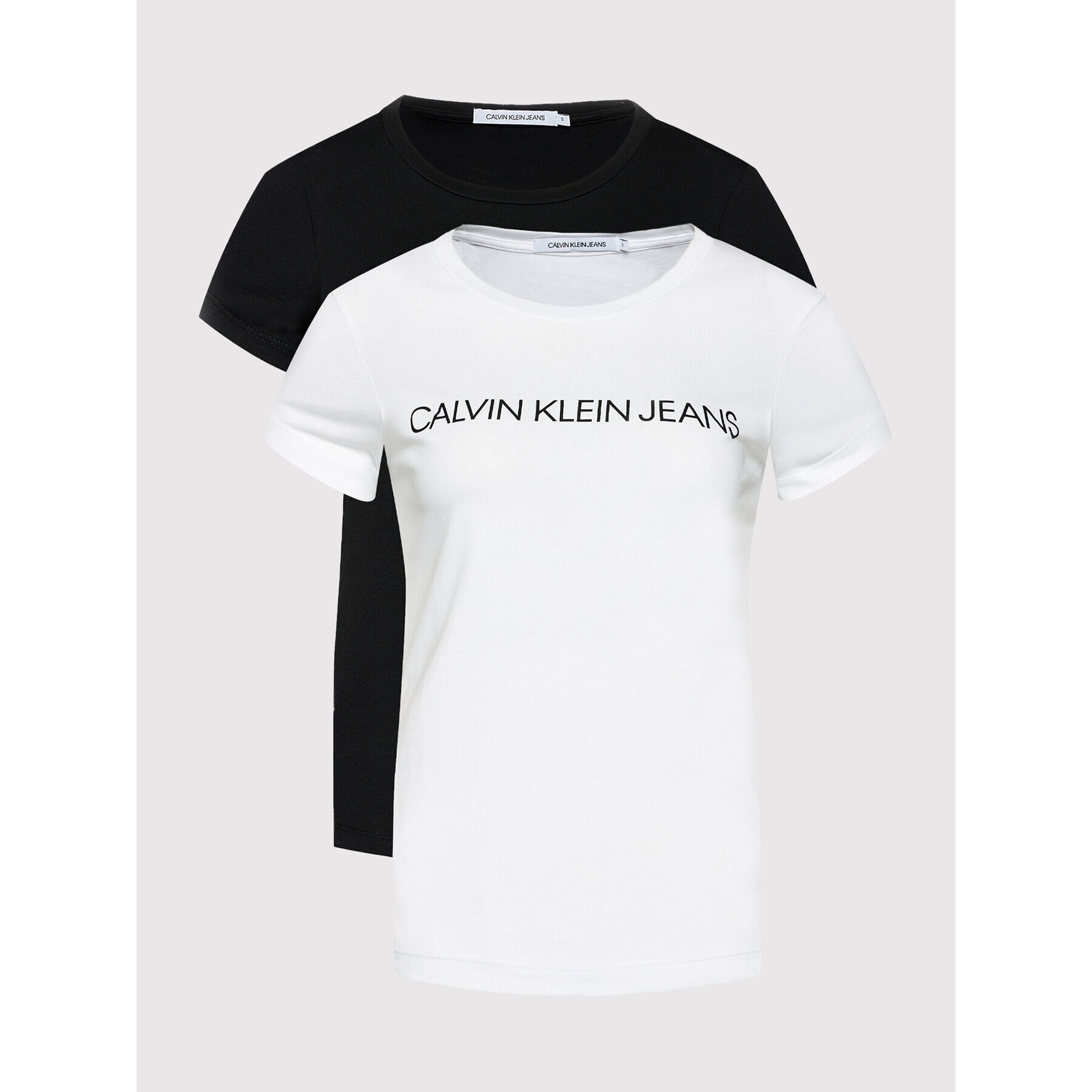 Calvin Klein Jeans Комплект 2 тишъртки J20J216466 Цветен Slim Fit - Pepit.bg