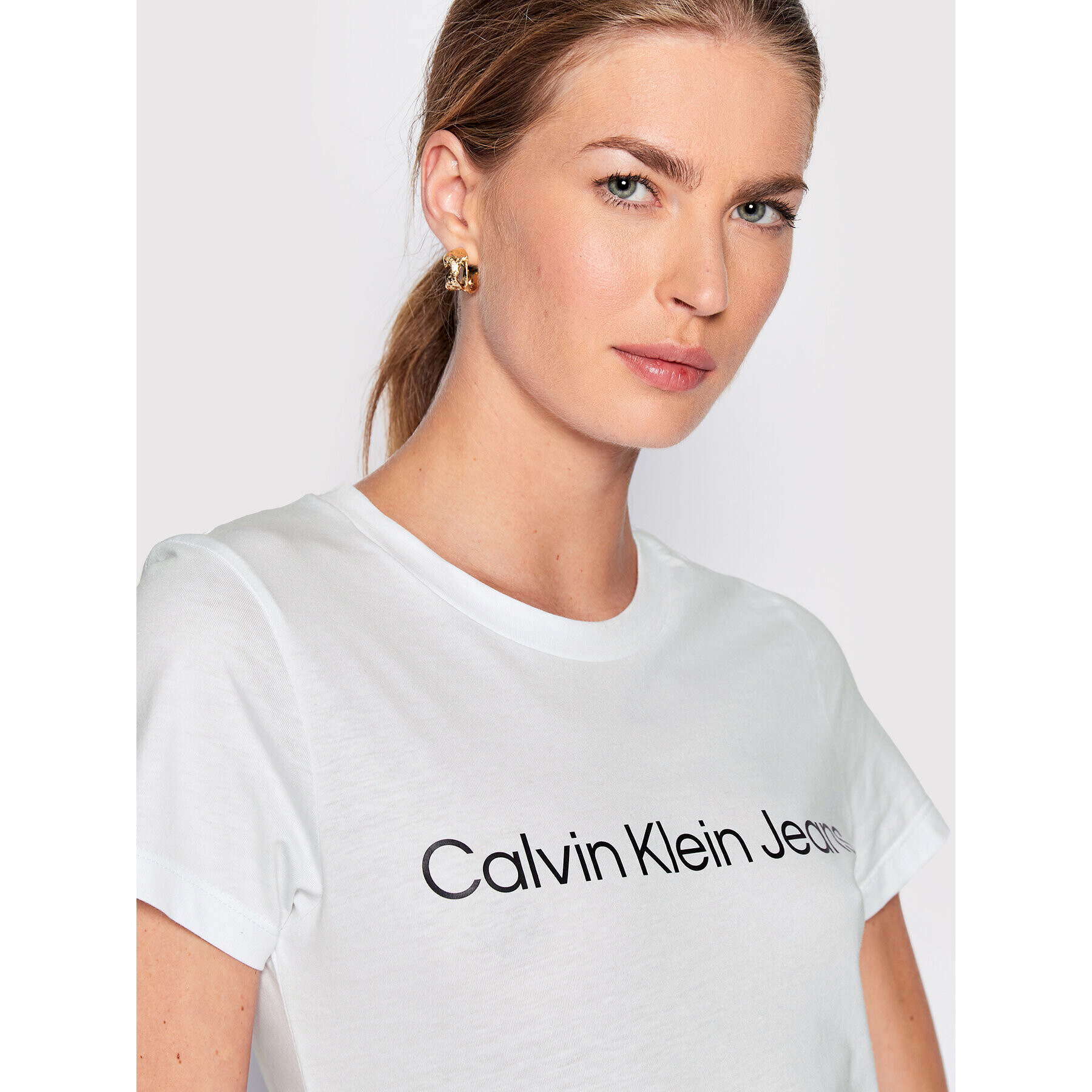 Calvin Klein Jeans Комплект 2 тишъртки J20J220161 Цветен Slim Fit - Pepit.bg