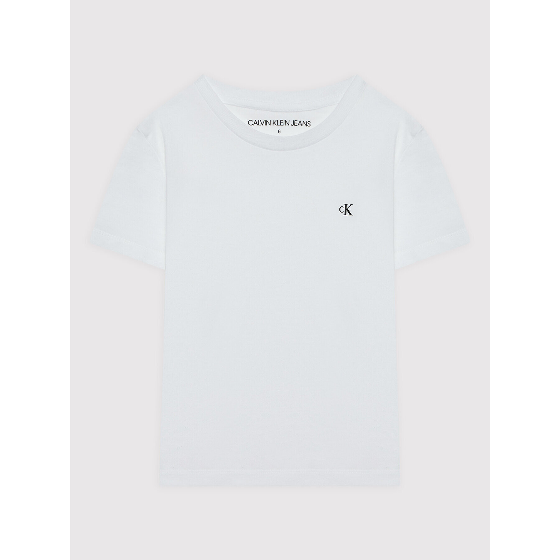 Calvin Klein Jeans Комплект 2 тишъртки Monogram IB0IB01093 Бял Regular Fit - Pepit.bg