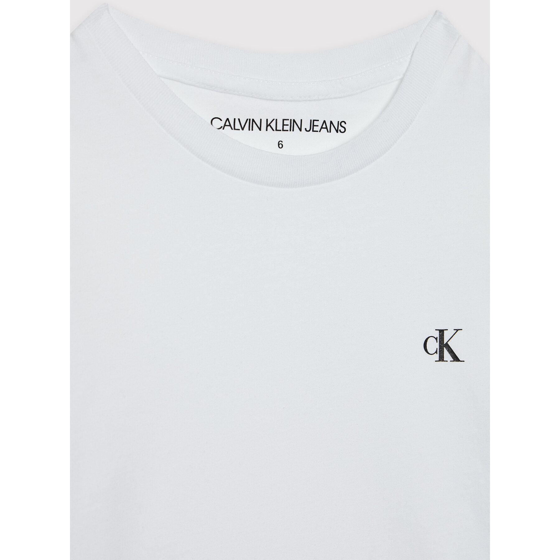 Calvin Klein Jeans Комплект 2 тишъртки Monogram IB0IB01093 Бял Regular Fit - Pepit.bg