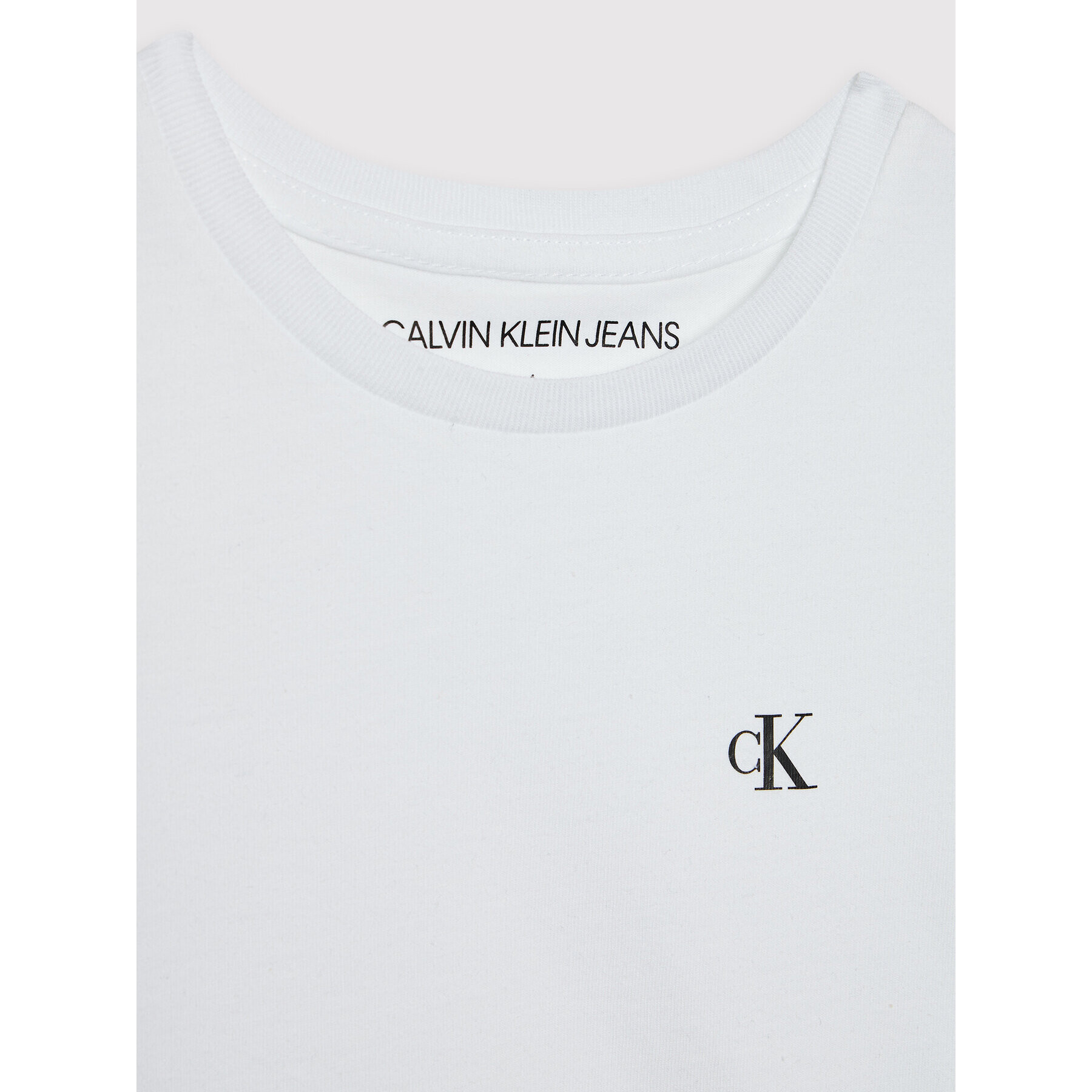 Calvin Klein Jeans Комплект 2 тишъртки Monogram IG0IG01258 Бял Slim Fit - Pepit.bg