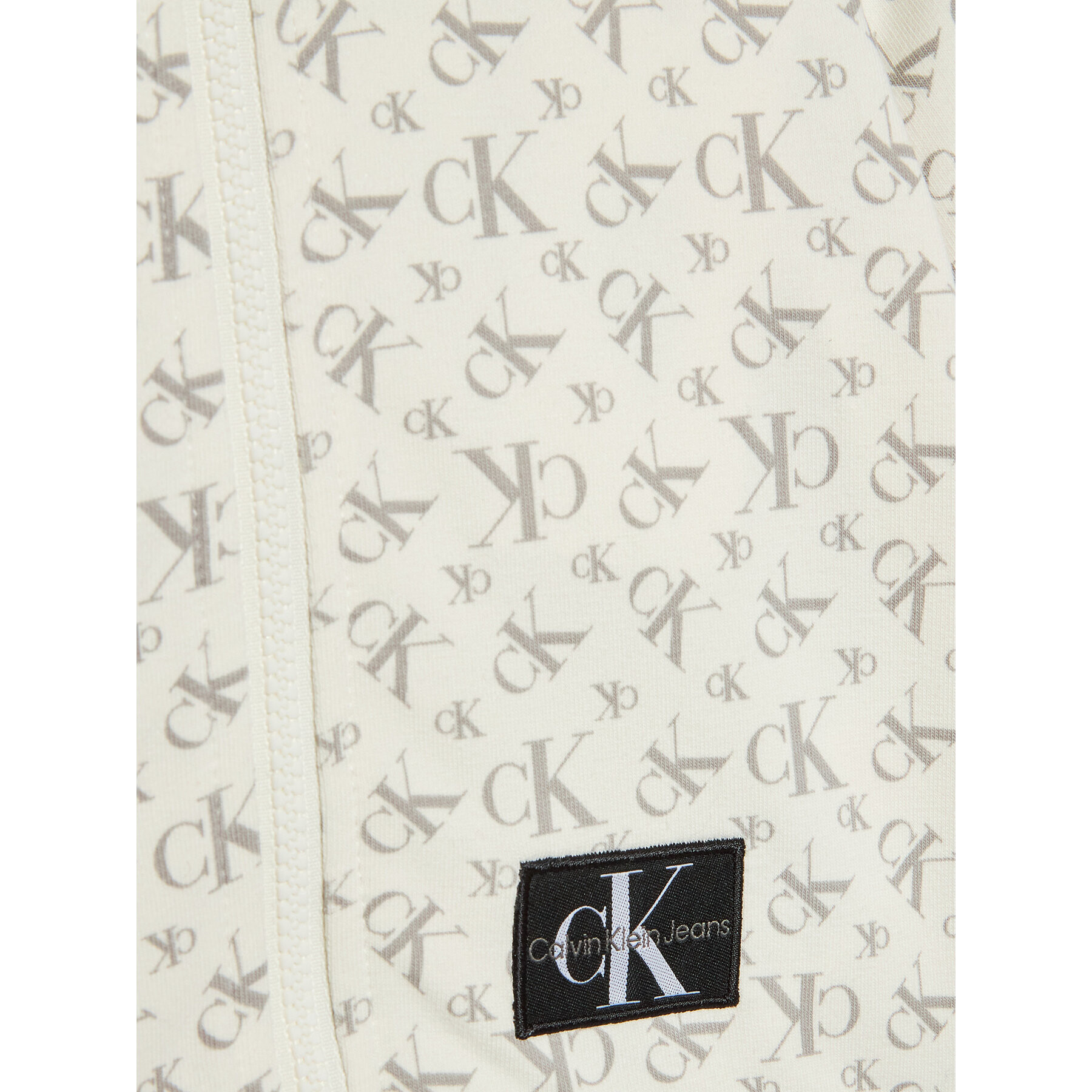 Calvin Klein Jeans Комплект суитшърт блуза и клин Monogram IN0IN00022 Бежов Regular Fit - Pepit.bg