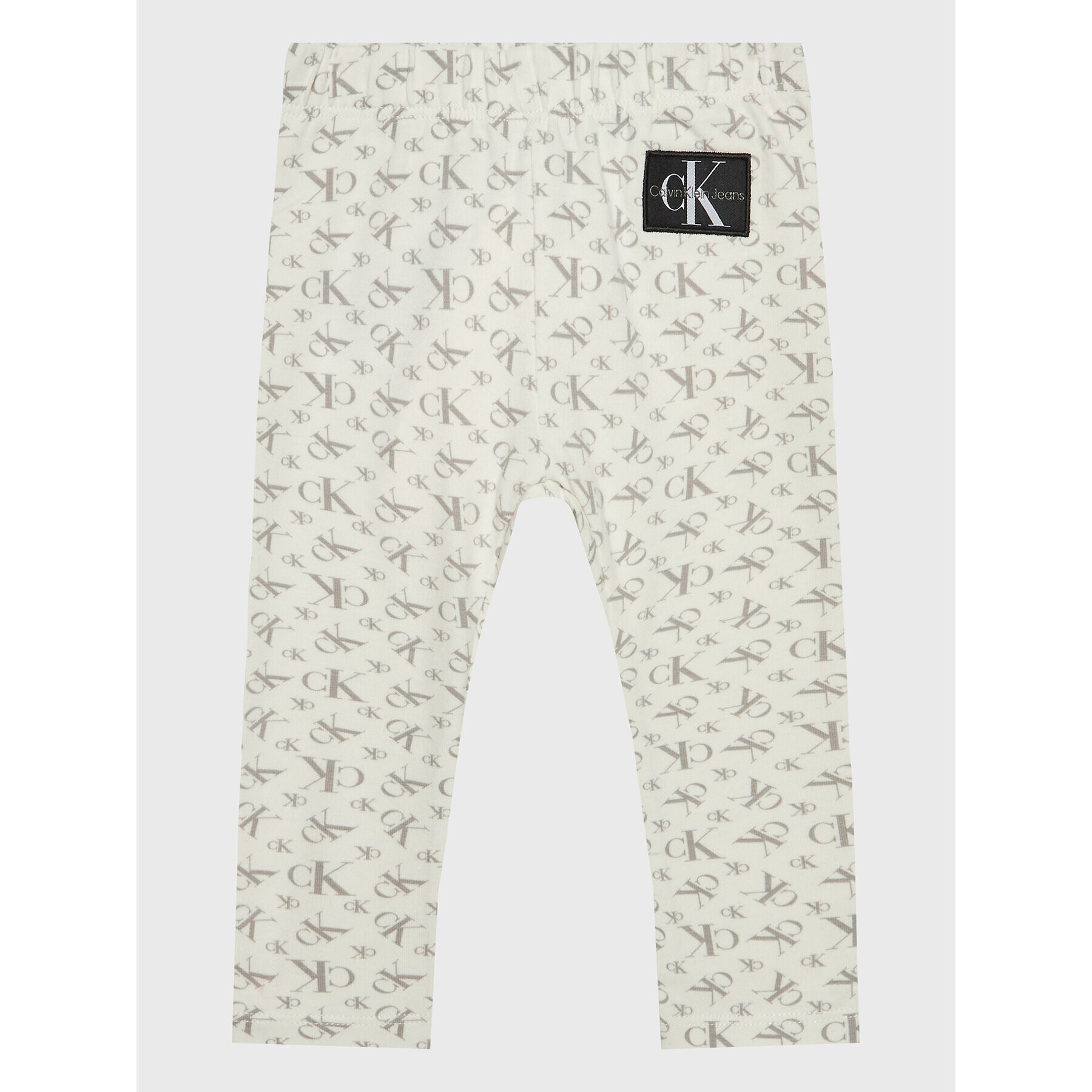 Calvin Klein Jeans Комплект суитшърт блуза и клин Monogram IN0IN00022 Бежов Regular Fit - Pepit.bg