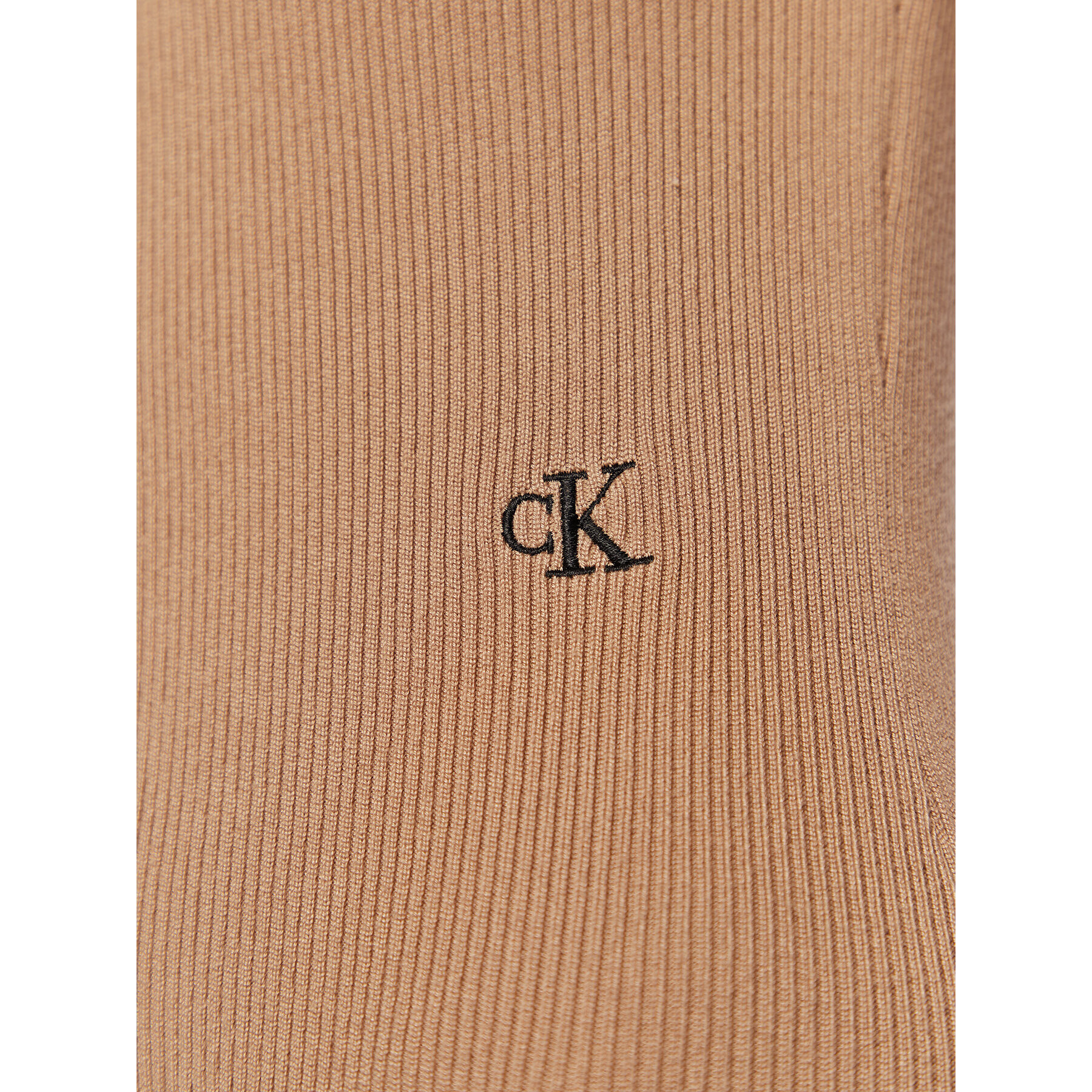 Calvin Klein Jeans Комплект тениска и рокля J20J220955 Бежов Slim Fit - Pepit.bg