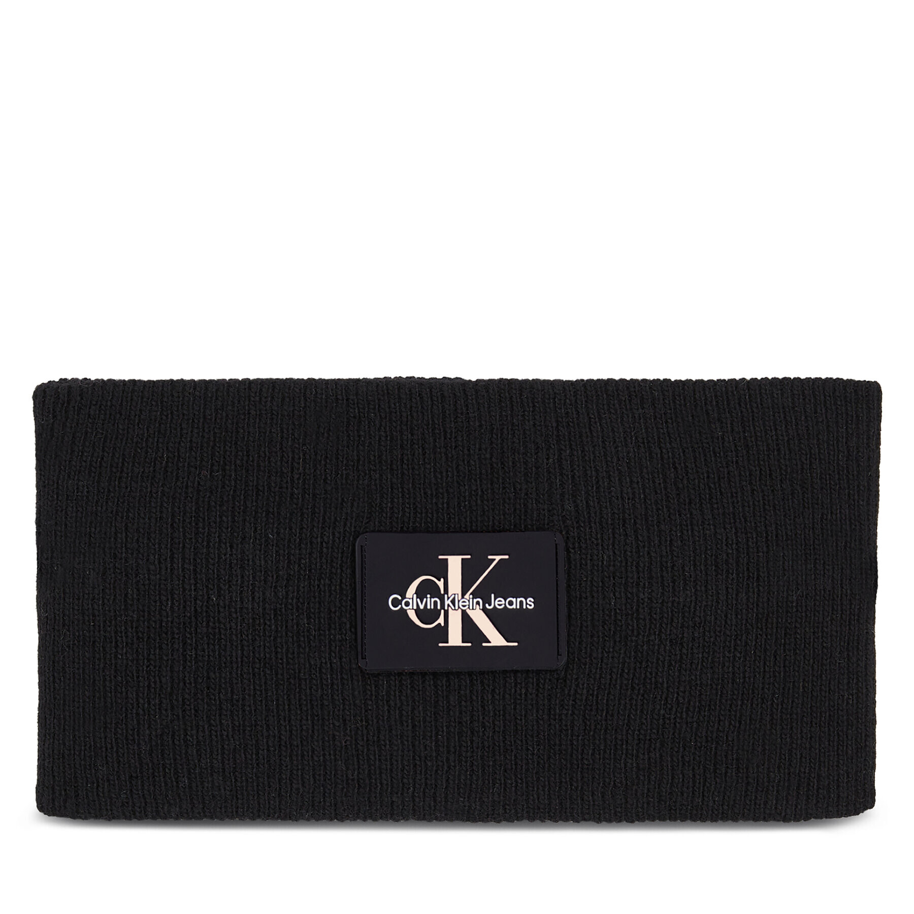 Calvin Klein Jeans Лента за глава Monologo Rubber Headband K60K611258 Черен - Pepit.bg