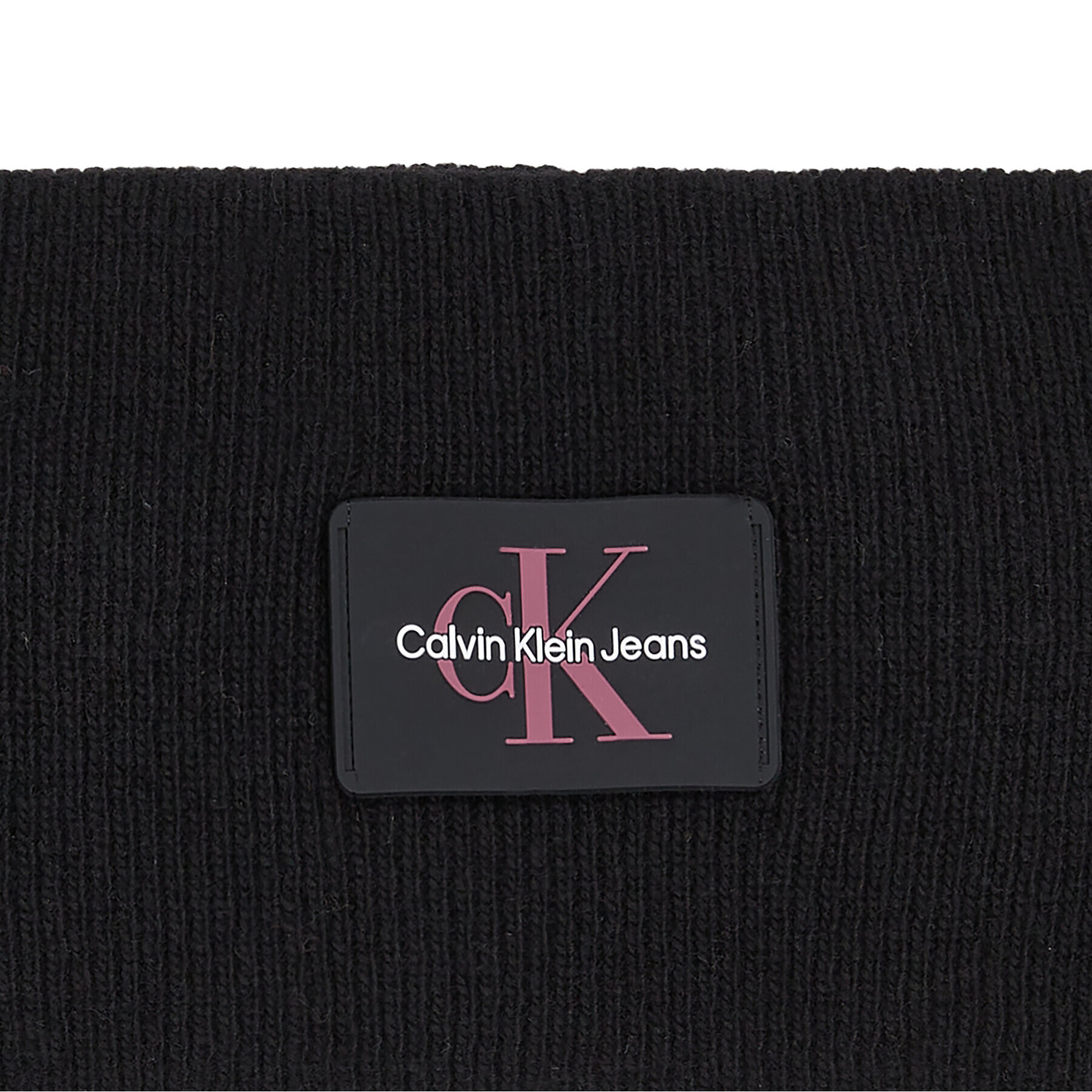 Calvin Klein Jeans Лента за глава Monologo Rubber Headband K60K611258 Черен - Pepit.bg