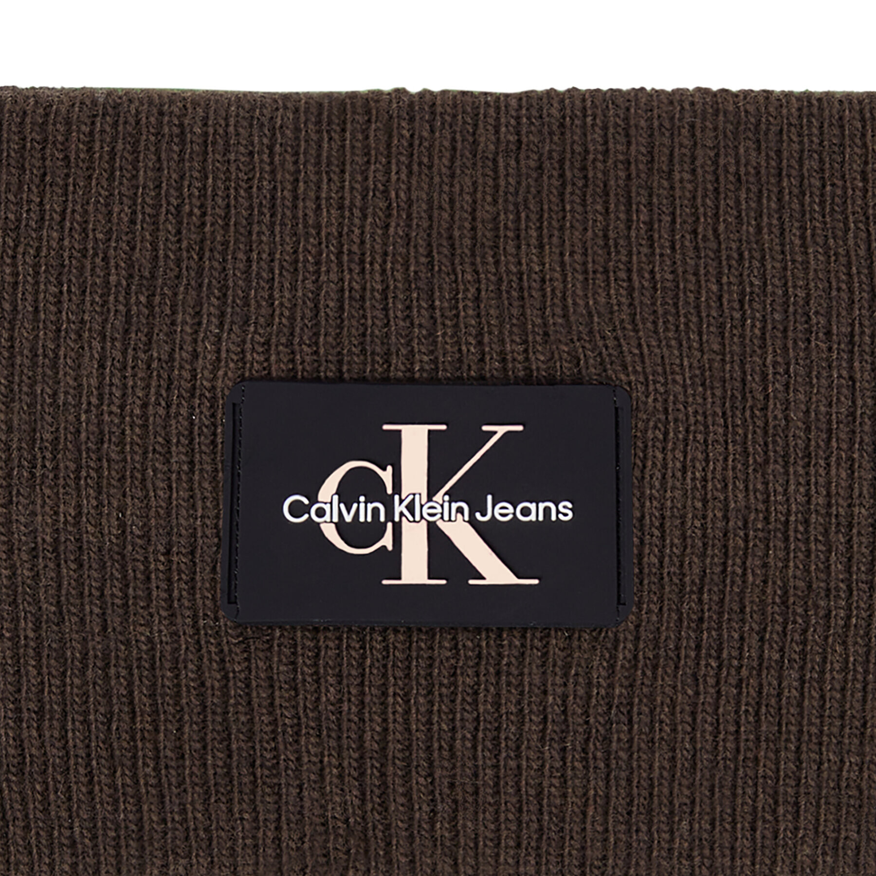 Calvin Klein Jeans Лента за глава Monologo Rubber Headband K60K611258 Кафяв - Pepit.bg