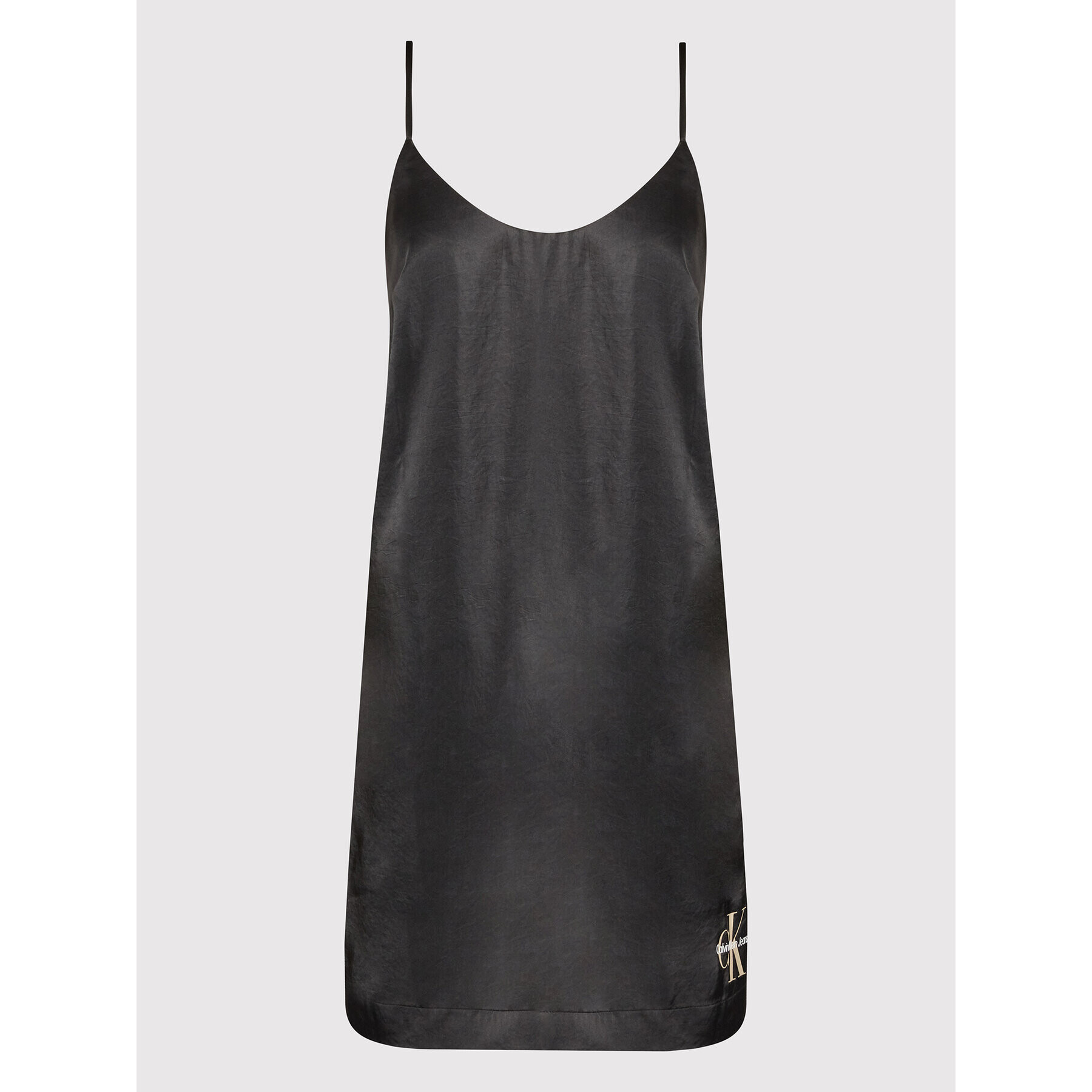 Calvin Klein Jeans Лятна рокля J20J218344 Черен Regular Fit - Pepit.bg