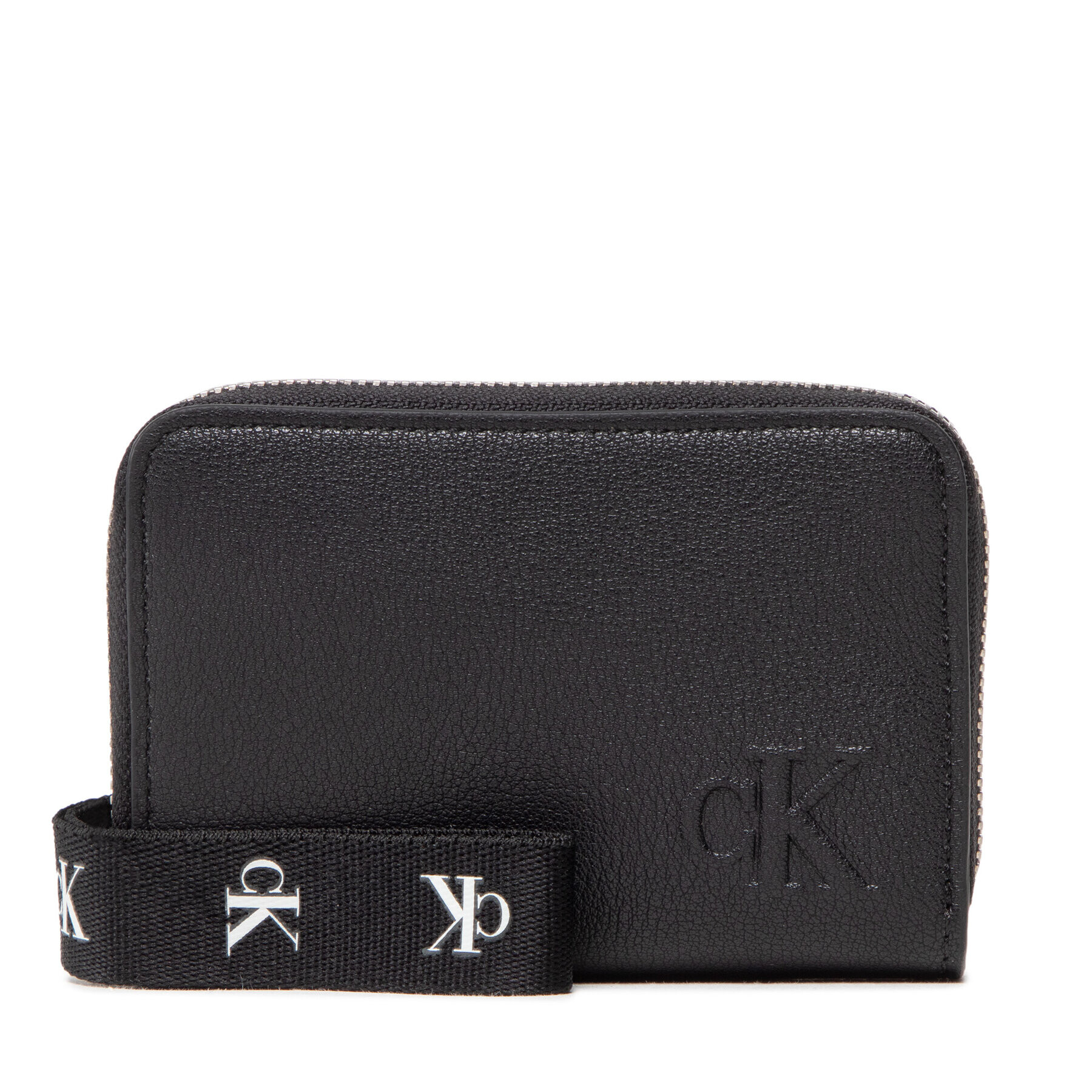 Calvin Klein Jeans Малък дамски портфейл Ultralight Med Za W/Wristlet K60K609827 Черен - Pepit.bg