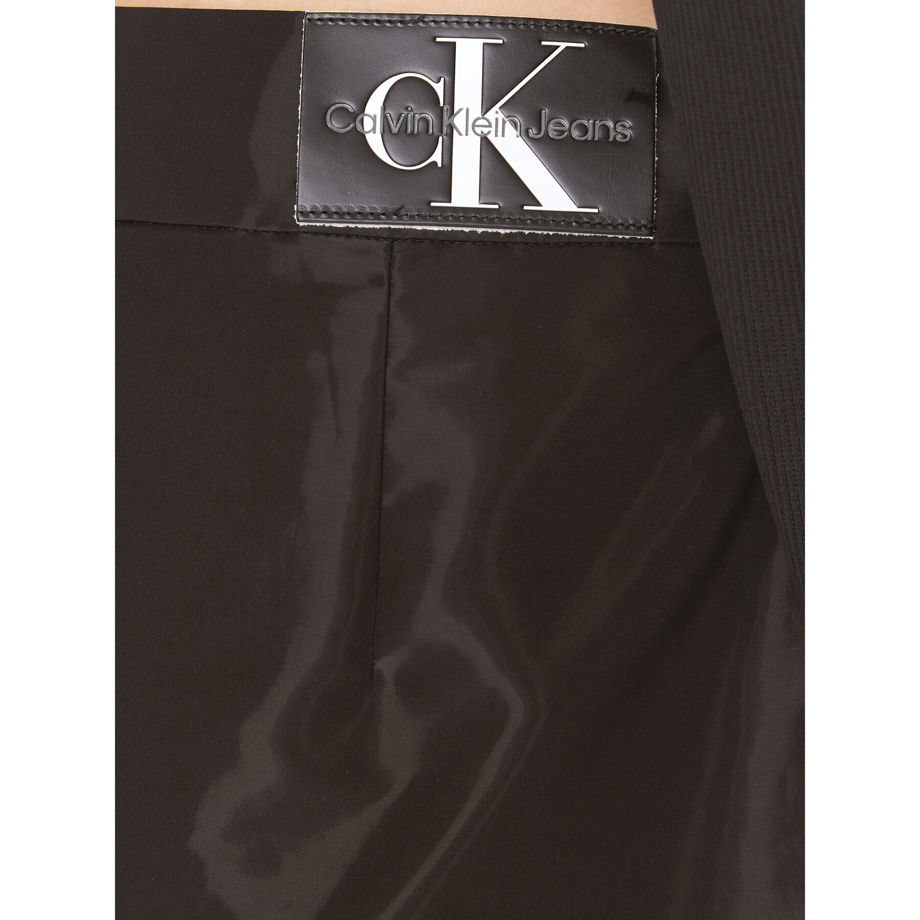 Calvin Klein Jeans Мини пола J20J222224 Черен Regular Fit - Pepit.bg