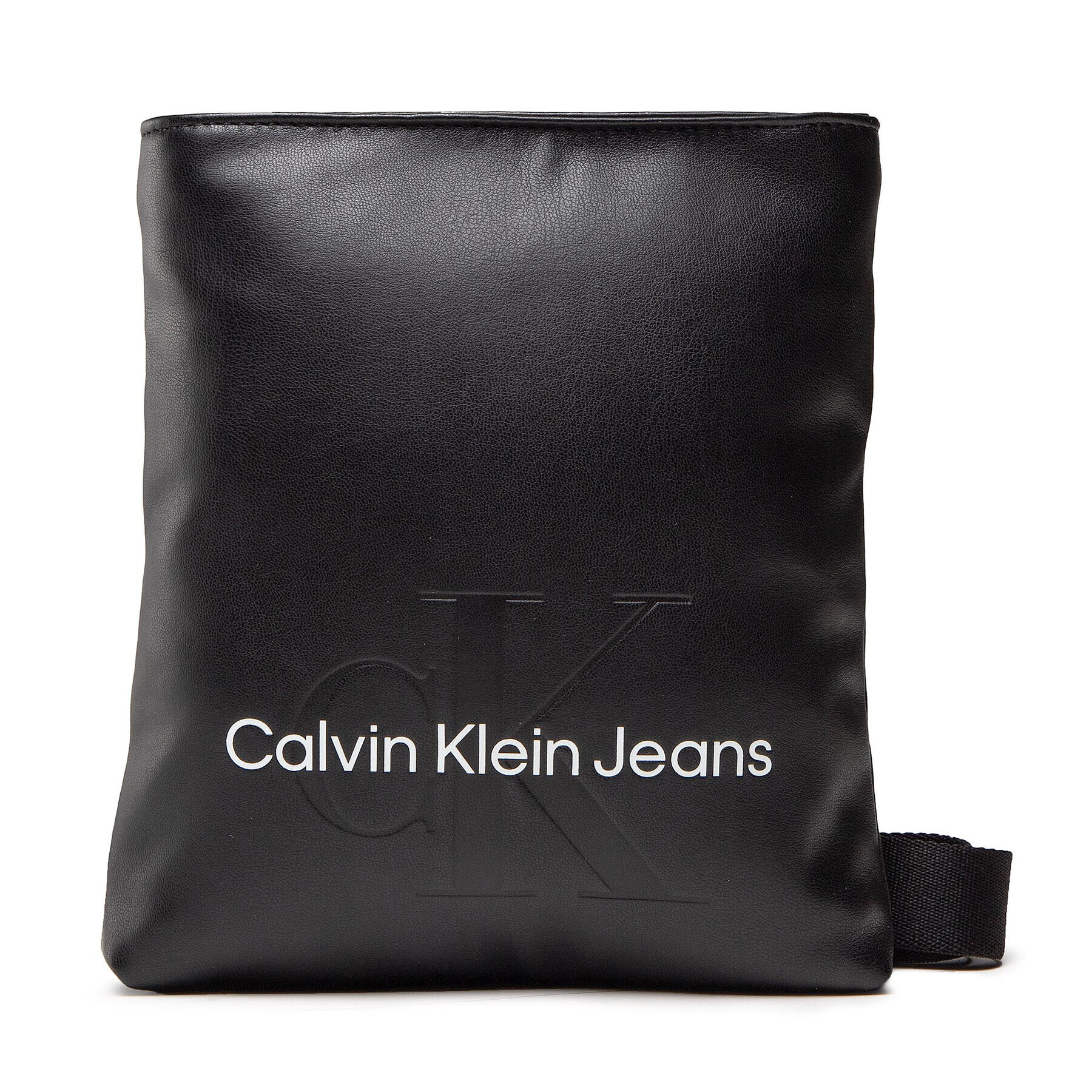 Calvin Klein Jeans Мъжка чантичка Monogram Soft Flatpack S K50K508202 Черен - Pepit.bg