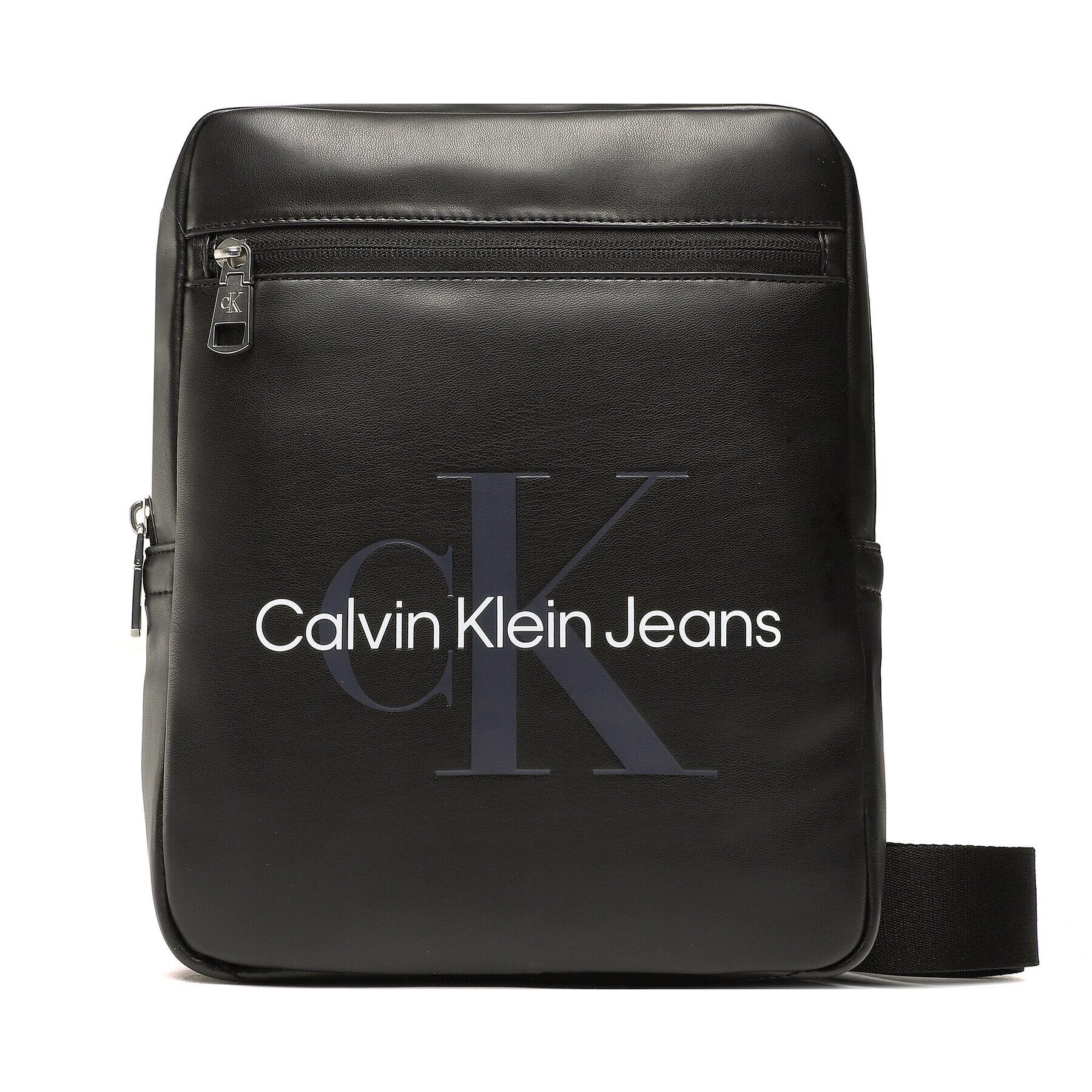 Calvin Klein Jeans Мъжка чантичка Monogram Soft Reporter22 K50K510203 Черен - Pepit.bg