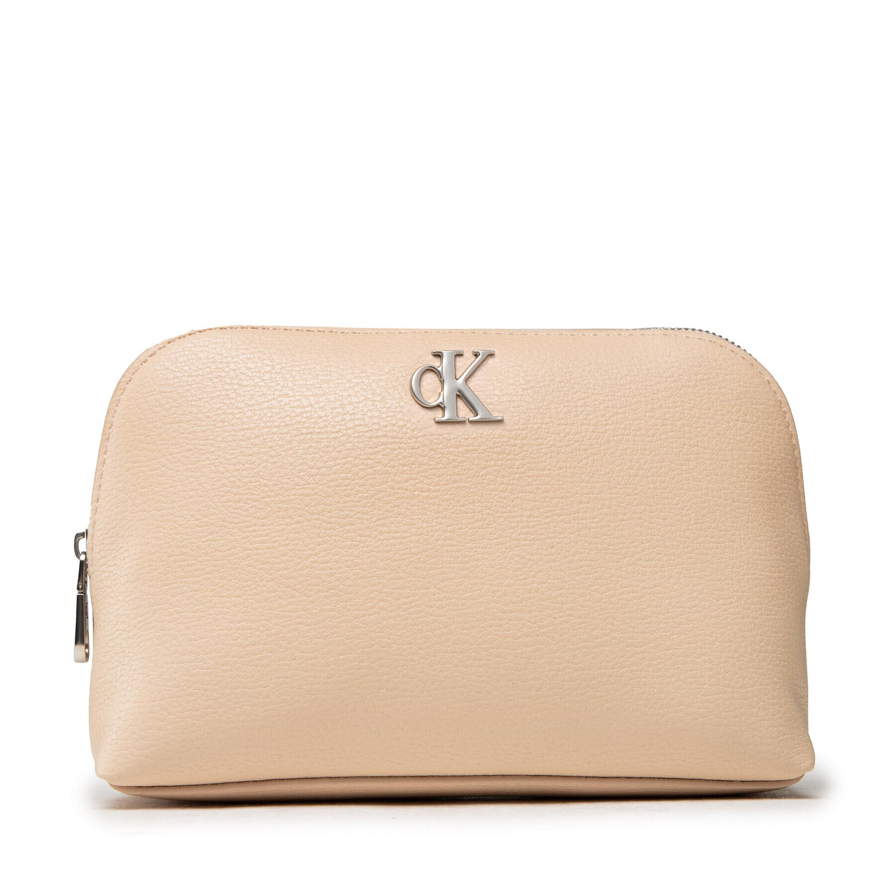 Calvin Klein Jeans Несесер Minimal Monogram Make Up Bag K60K608403 Бежов - Pepit.bg