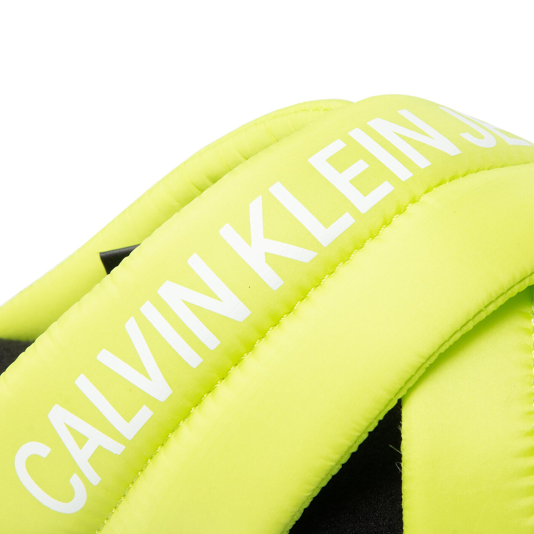 Calvin Klein Jeans Пантофи Home Criss Cross Slipper YW0YW00477 Зелен - Pepit.bg