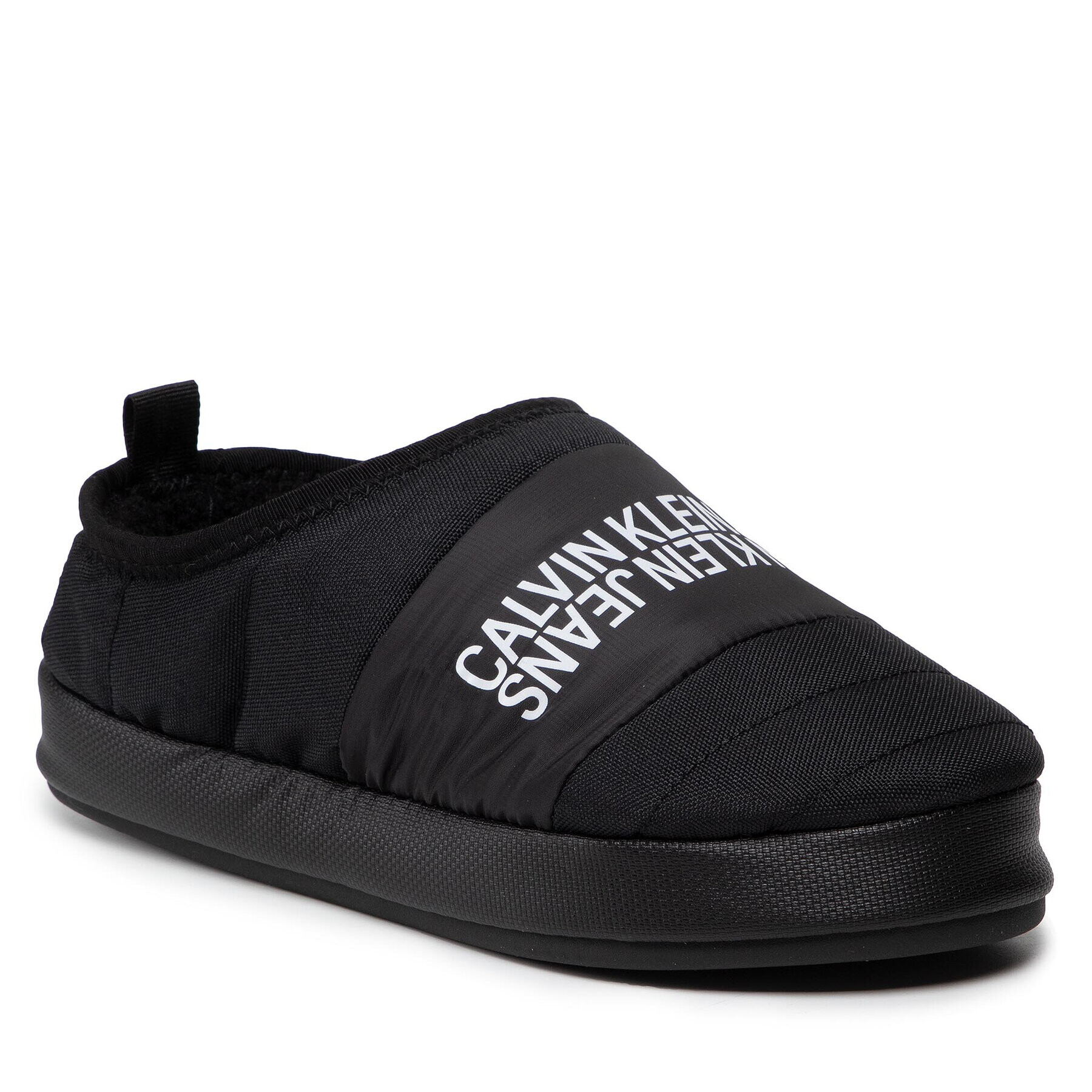 Calvin Klein Jeans Пантофи Home Shoe Slipper W Warm Linning YM0YM00242 Черен - Pepit.bg