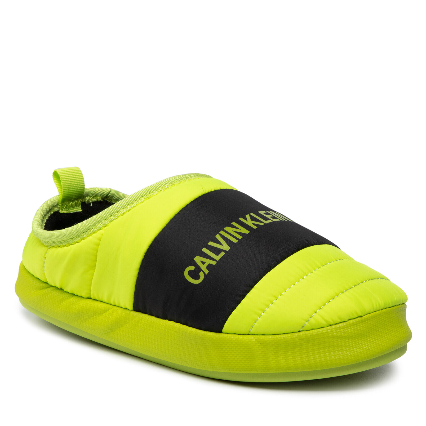 Calvin Klein Jeans Пантофи Home Shoe Slipper YM0YM00303 Зелен - Pepit.bg