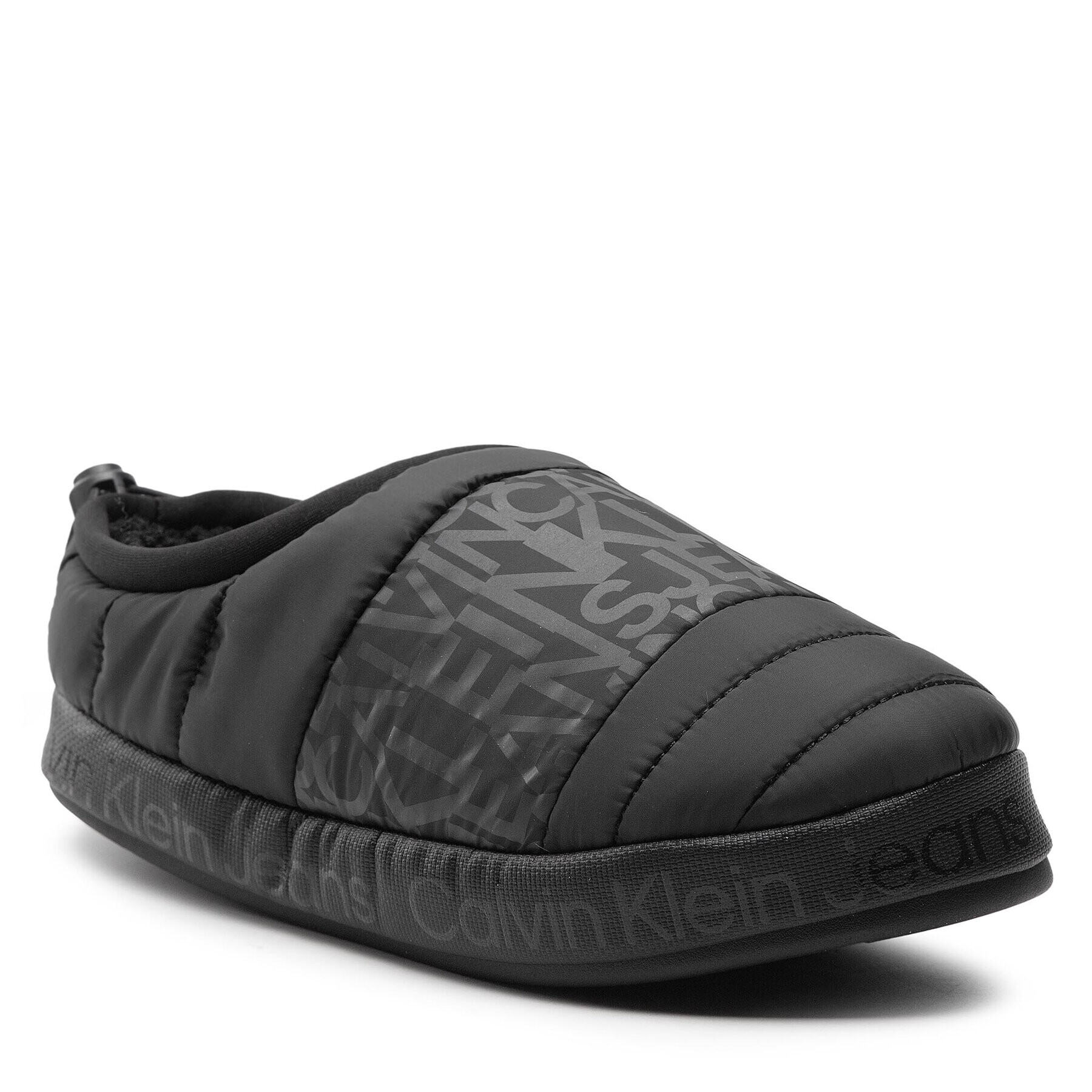 Calvin Klein Jeans Пантофи Home Slipper W/Coulisse YM0YM00526 Черен - Pepit.bg