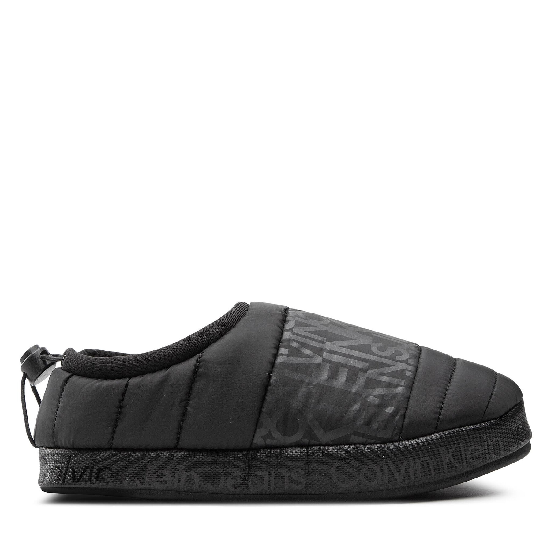 Calvin Klein Jeans Пантофи Home Slipper W/Coulisse YM0YM00526 Черен - Pepit.bg