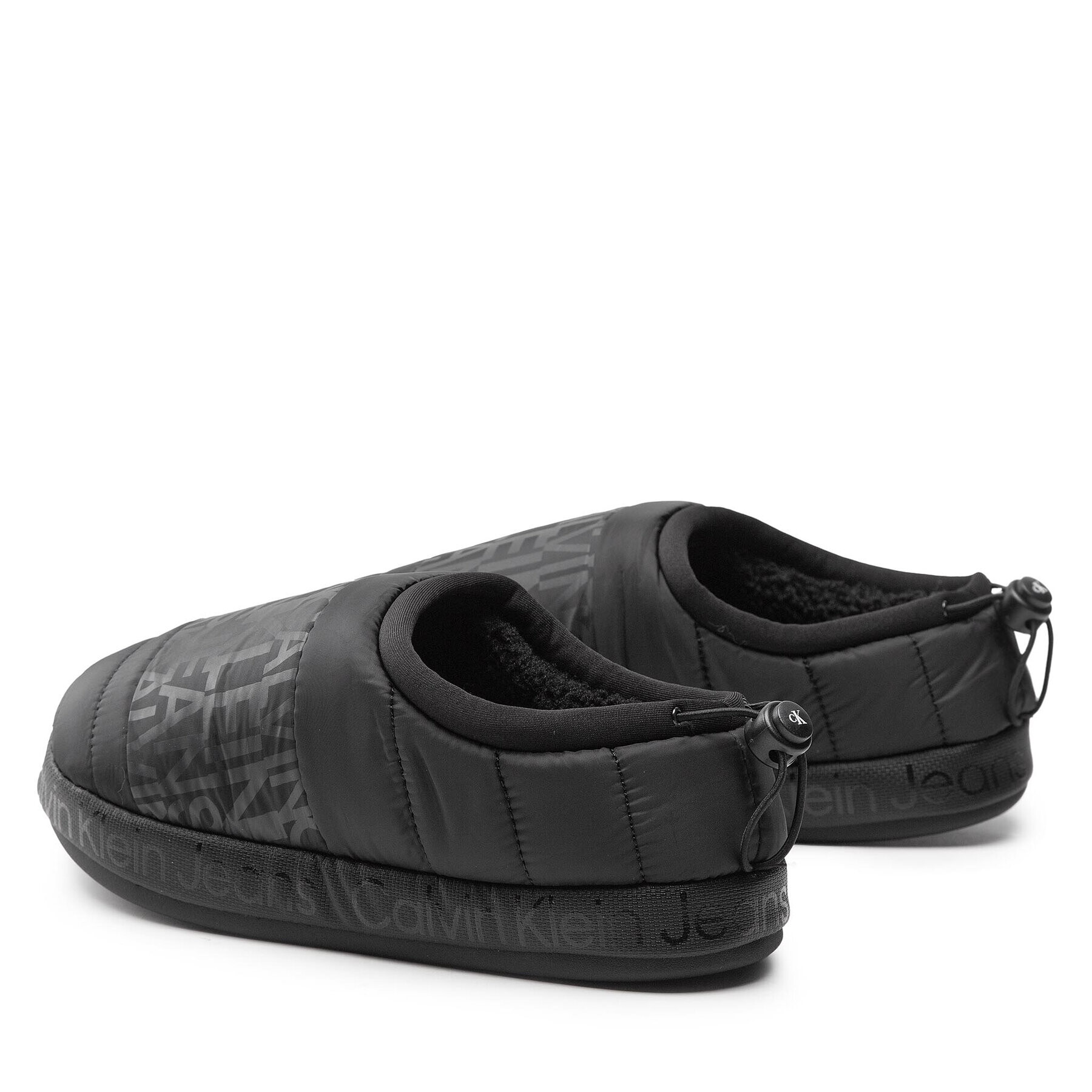 Calvin Klein Jeans Пантофи Home Slipper W/Coulisse YM0YM00526 Черен - Pepit.bg