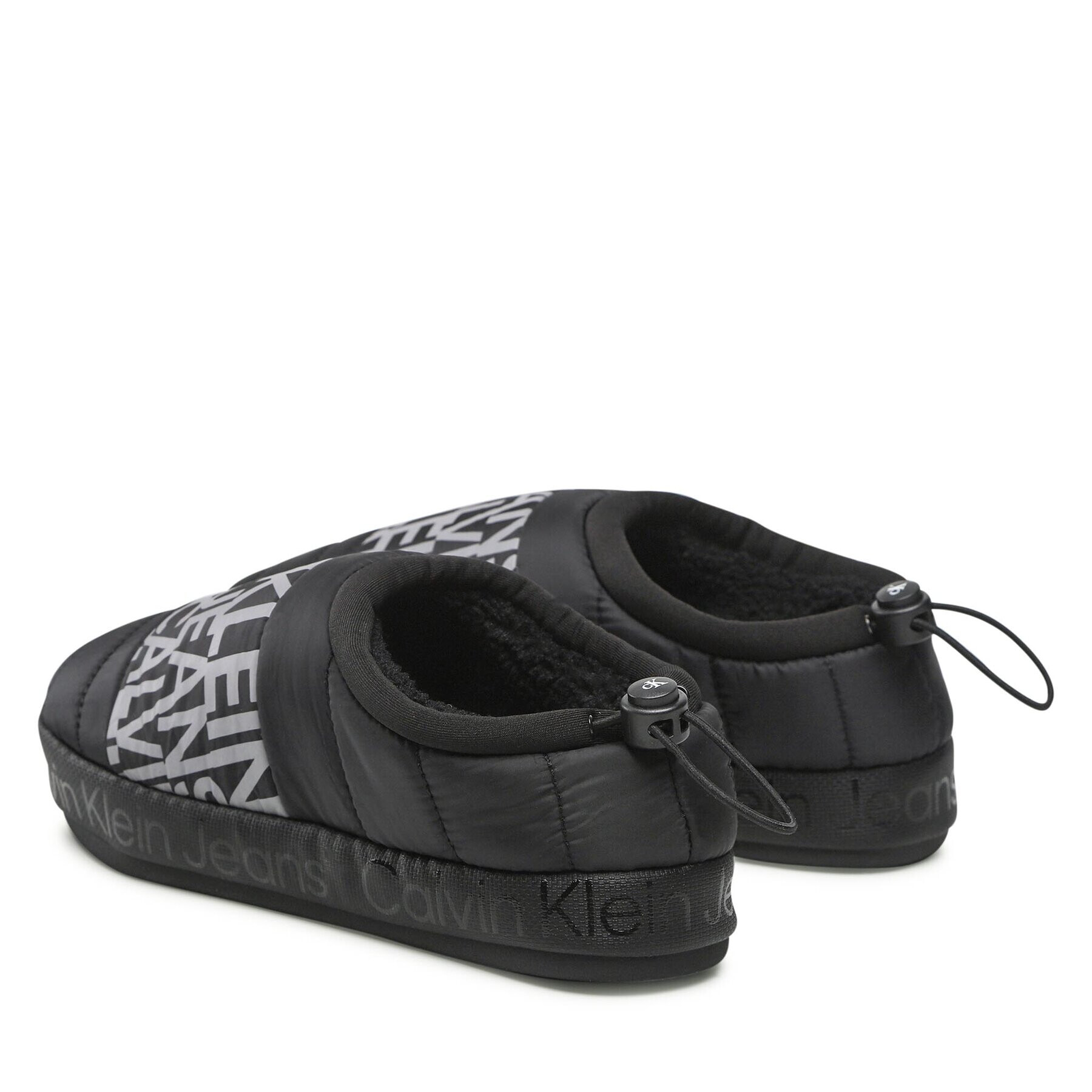 Calvin Klein Jeans Пантофи Home Slipper Wn W/Coulisse YW0YW00748 Черен - Pepit.bg