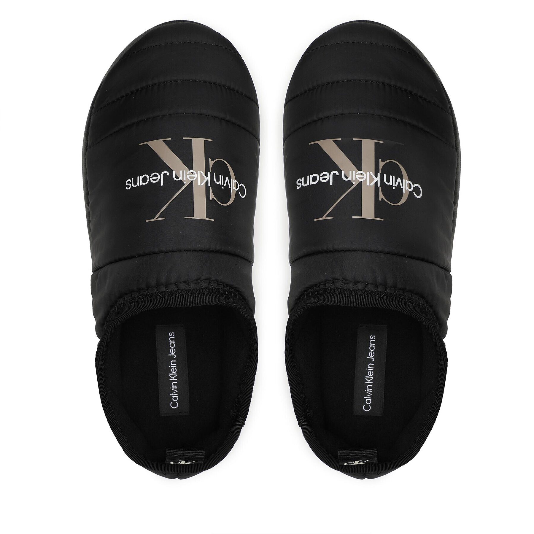 Calvin Klein Jeans Пантофи Home Slipper YM0YM00556 Черен - Pepit.bg