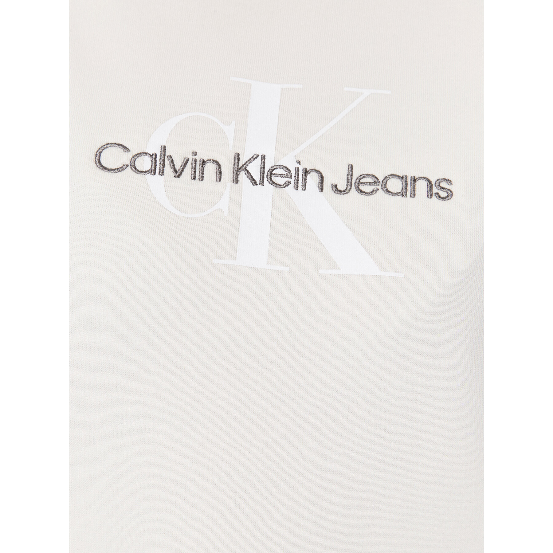 Calvin Klein Jeans Плетена рокля J20J222362 Екрю Relaxed Fit - Pepit.bg