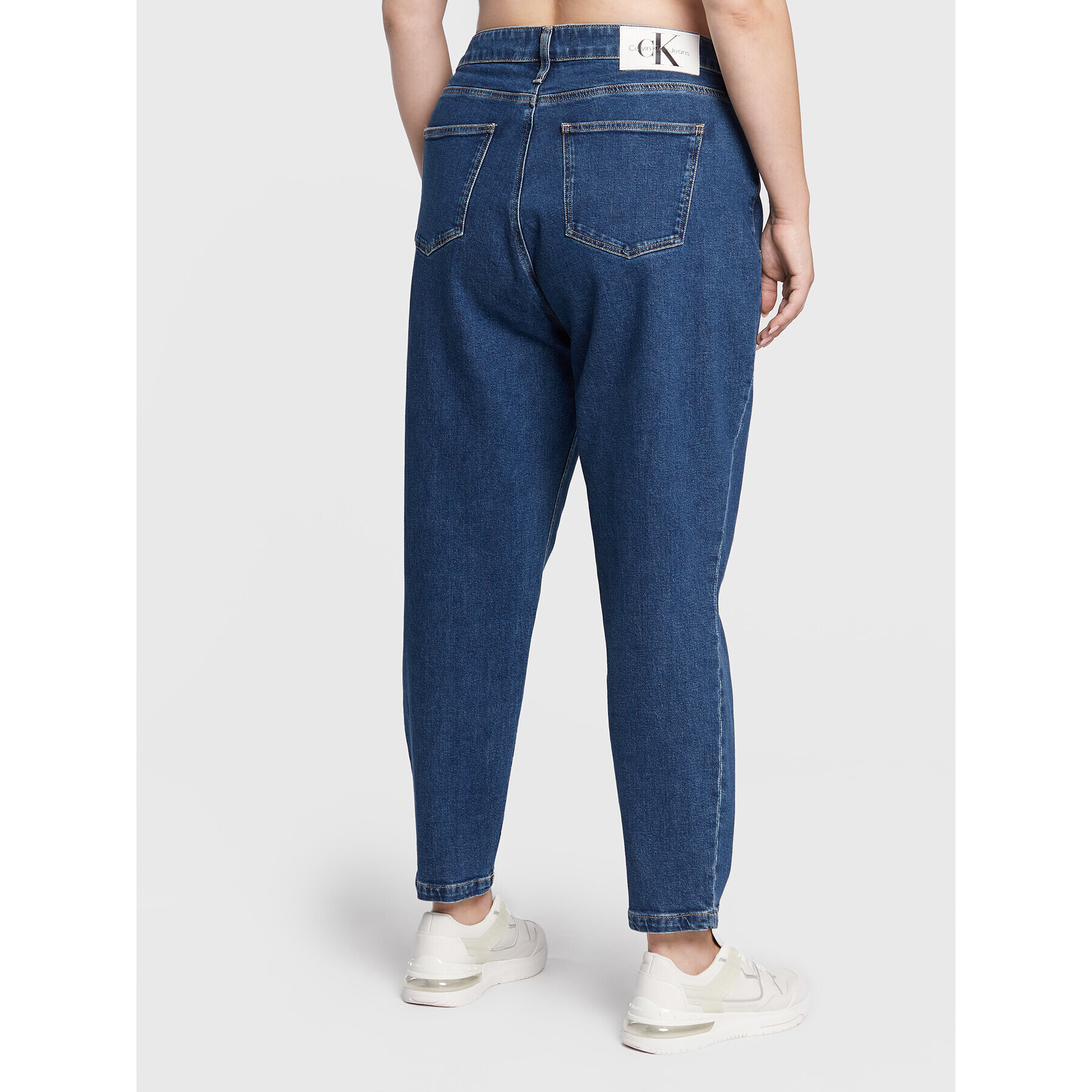 Calvin Klein Jeans Plus Дънки J20J217919 Тъмносин Mom Fit - Pepit.bg