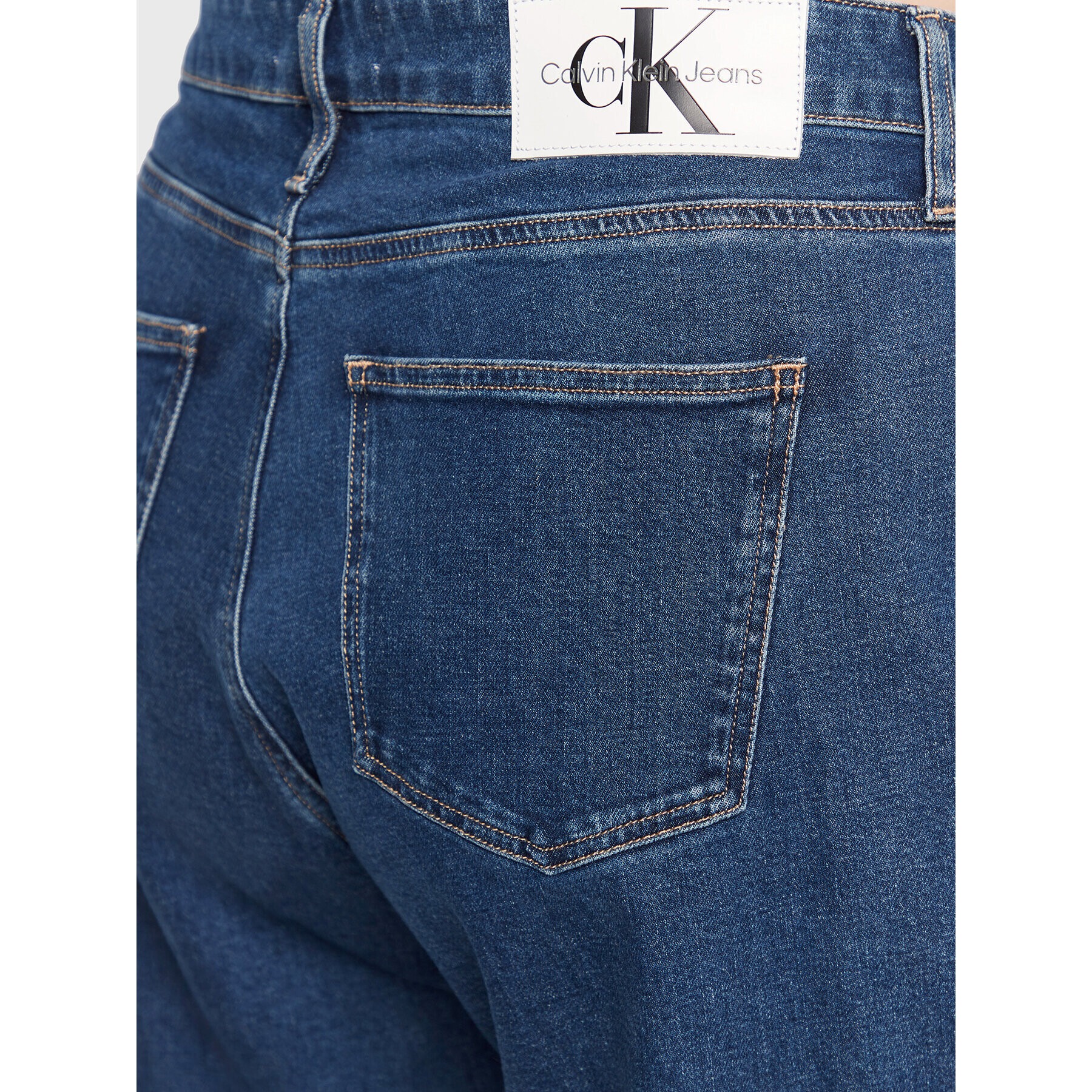 Calvin Klein Jeans Plus Дънки J20J217919 Тъмносин Mom Fit - Pepit.bg