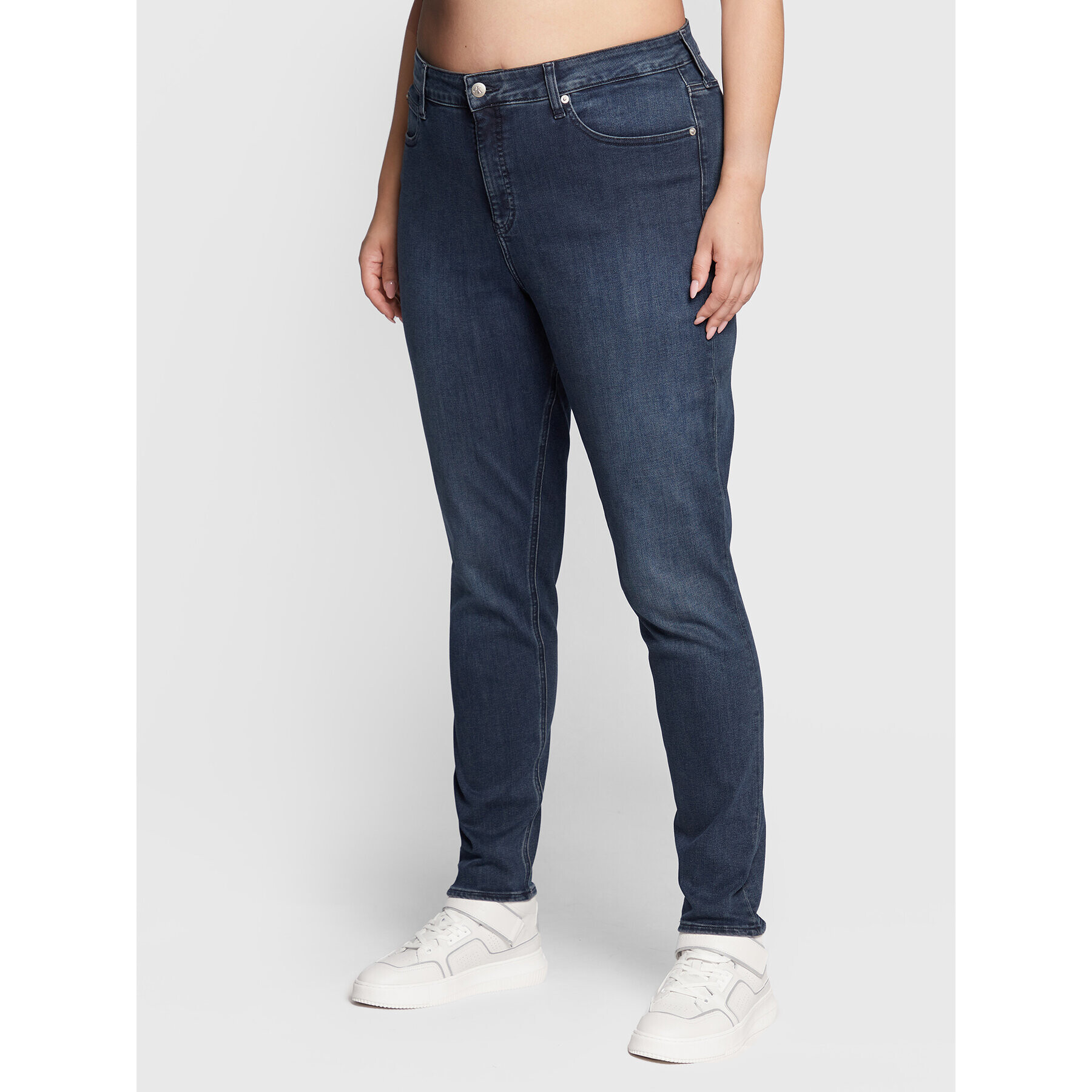 Calvin Klein Jeans Plus Дънки J20J217920 Тъмносин Skinny Fit - Pepit.bg