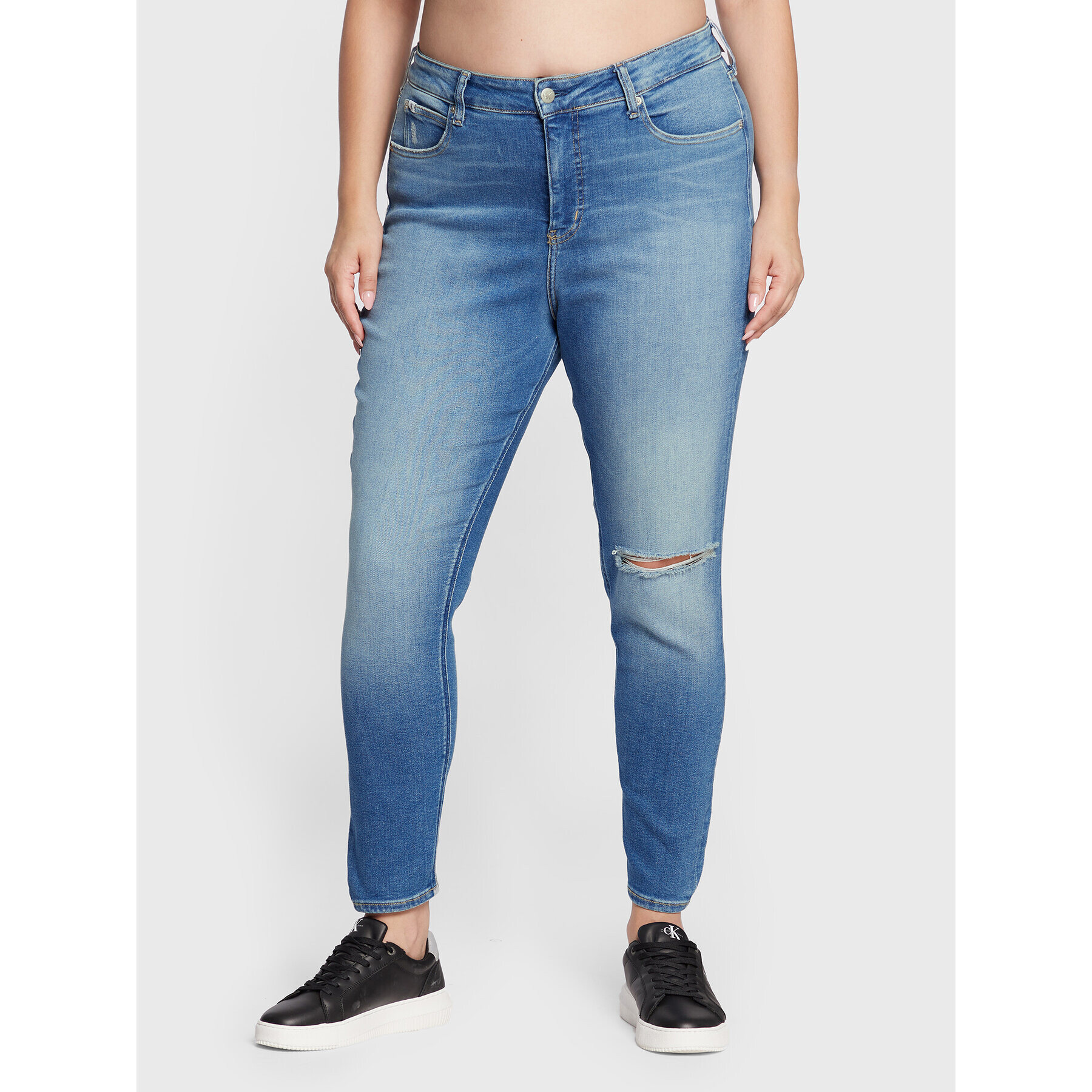 Calvin Klein Jeans Plus Дънки J20J218609 Син Skinny Fit - Pepit.bg