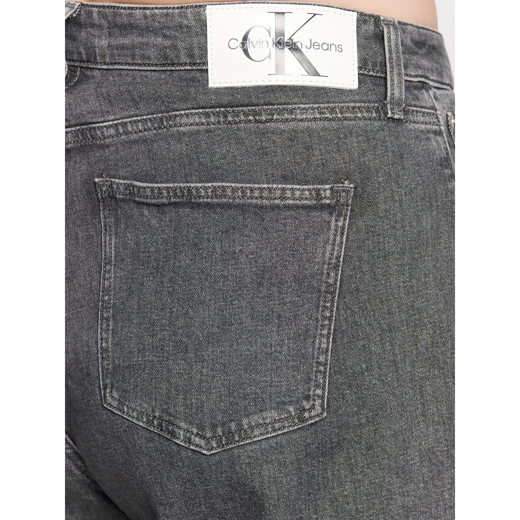 Calvin Klein Jeans Plus Дънки J20J219589 Сив Mom Fit - Pepit.bg