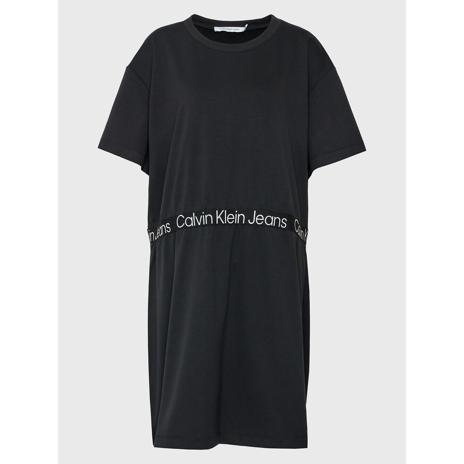 Calvin Klein Jeans Plus Ежедневна рокля J20J220836 Черен Regular Fit - Pepit.bg