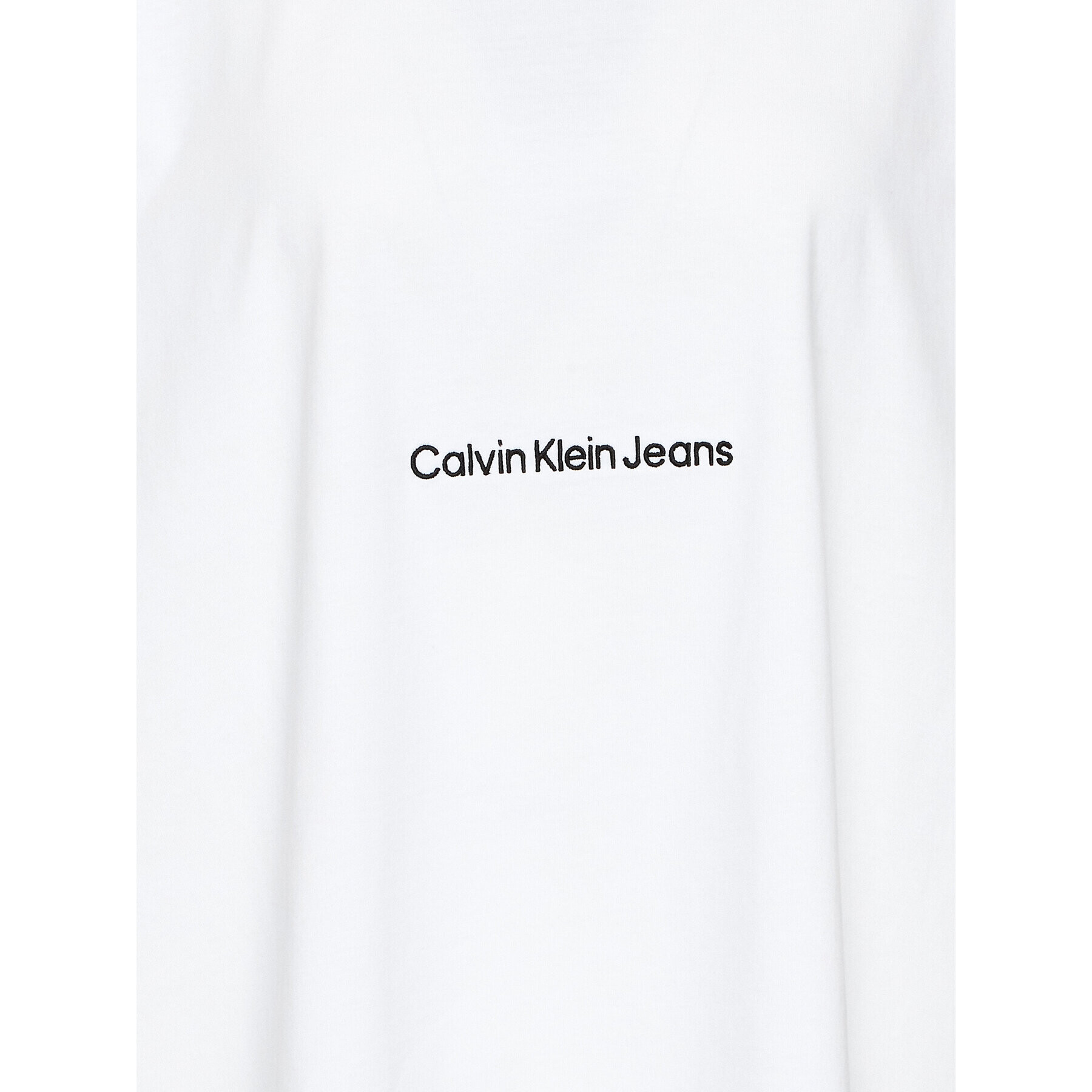 Calvin Klein Jeans Тишърт J20J221197 Бял Relaxed Fit - Pepit.bg